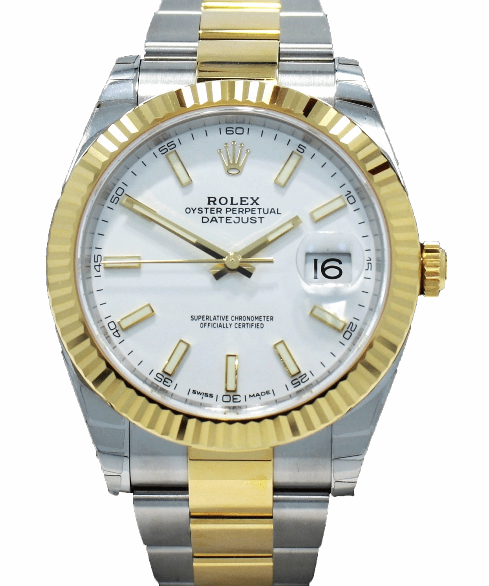 Rolex Oyster Perpetual Datejust 41 126333 WHTSO Oyster 18k yellow gold/ SS Unworn