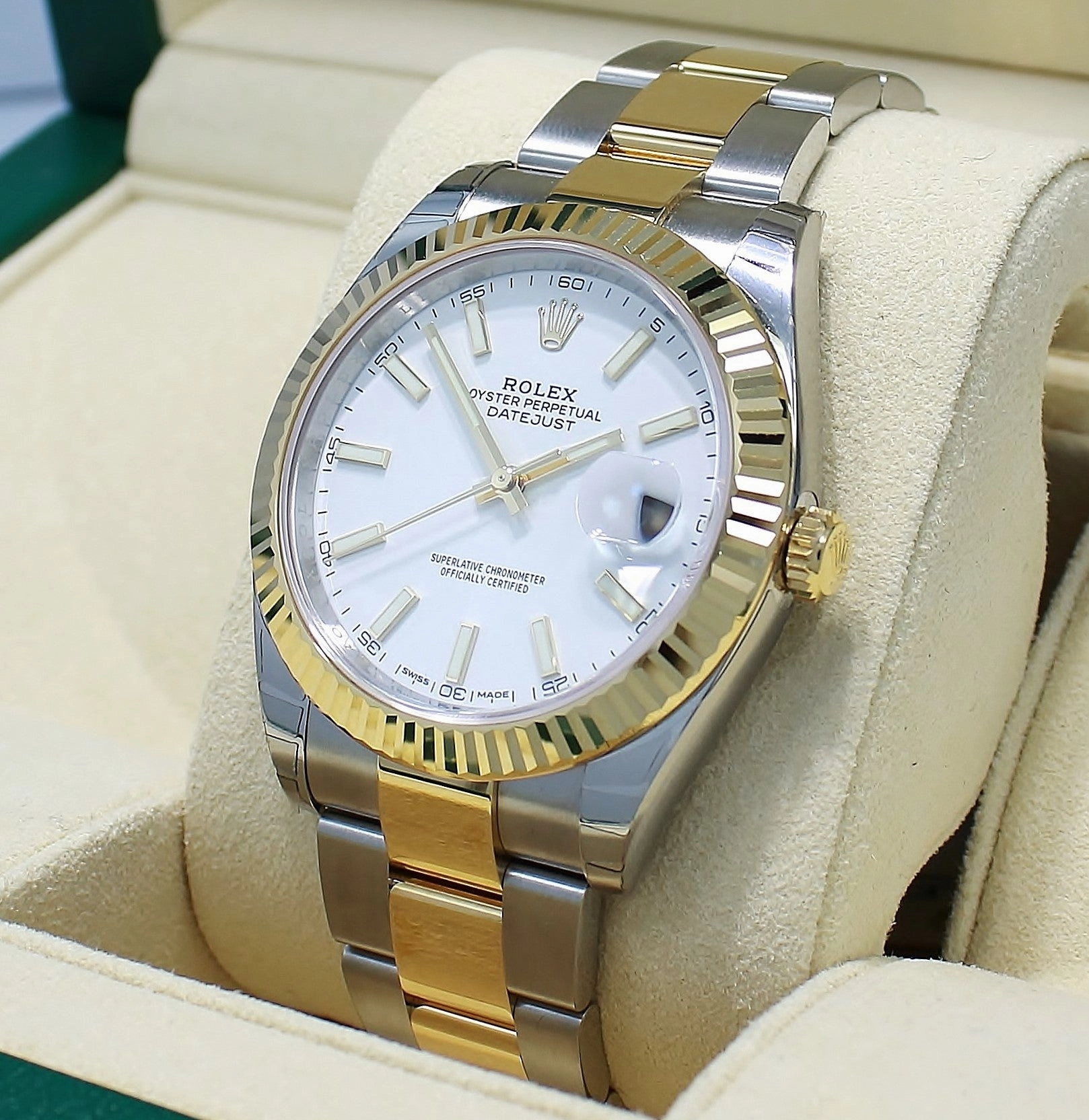Rolex Oyster Perpetual Datejust 41 126333 WHTSO Oyster 18k yellow gold/ SS Unworn