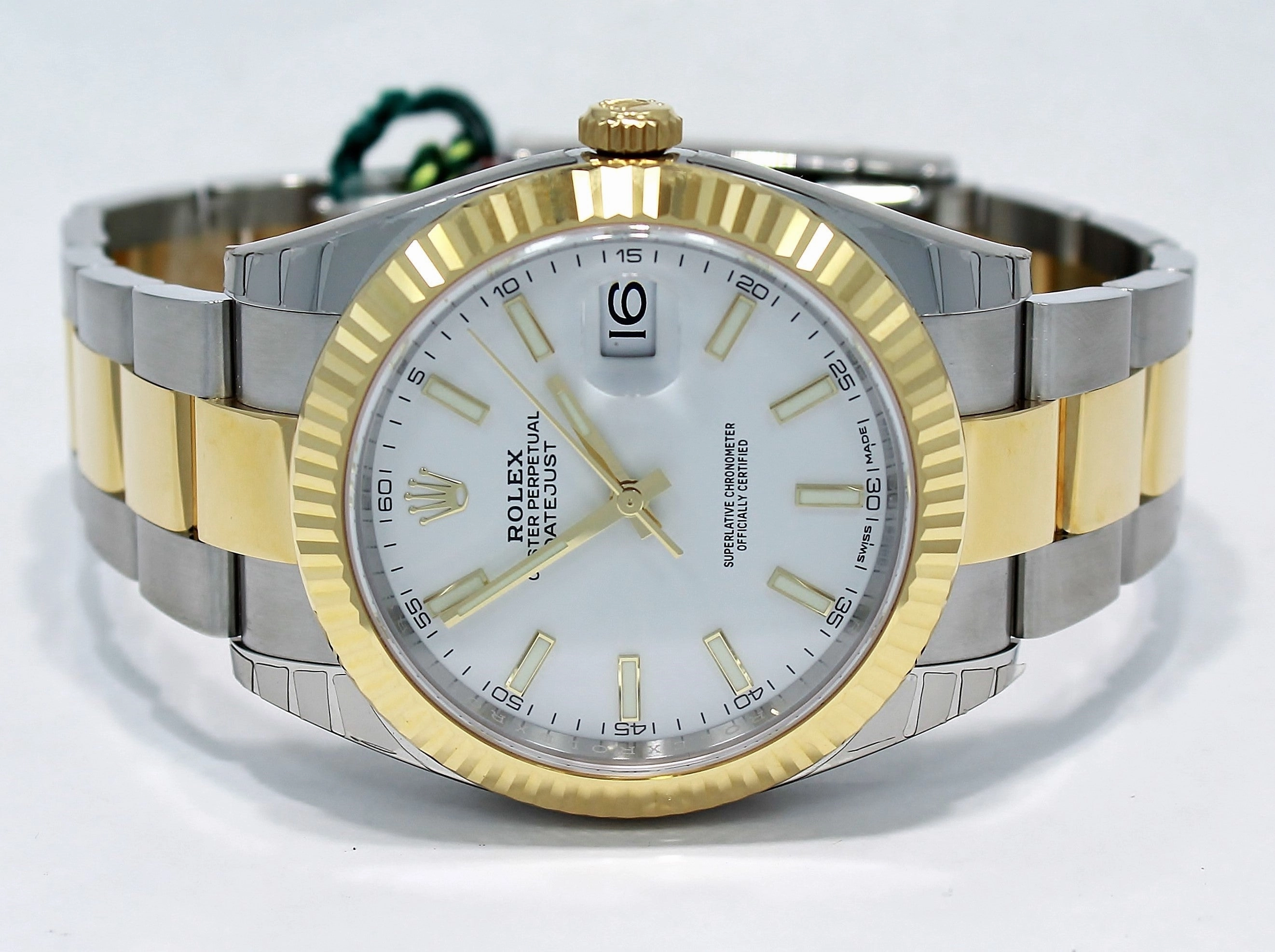 Rolex Oyster Perpetual Datejust 41 126333 WHTSO Oyster 18k yellow gold/ SS Unworn