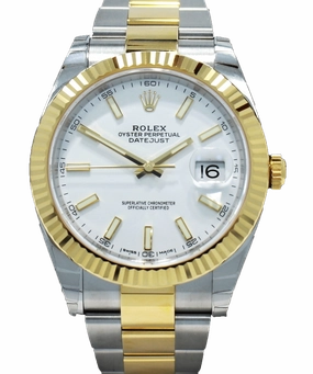 Rolex Oyster Perpetual Datejust 41 126333 WHTSO Oyster 18k yellow gold/ SS Unworn
