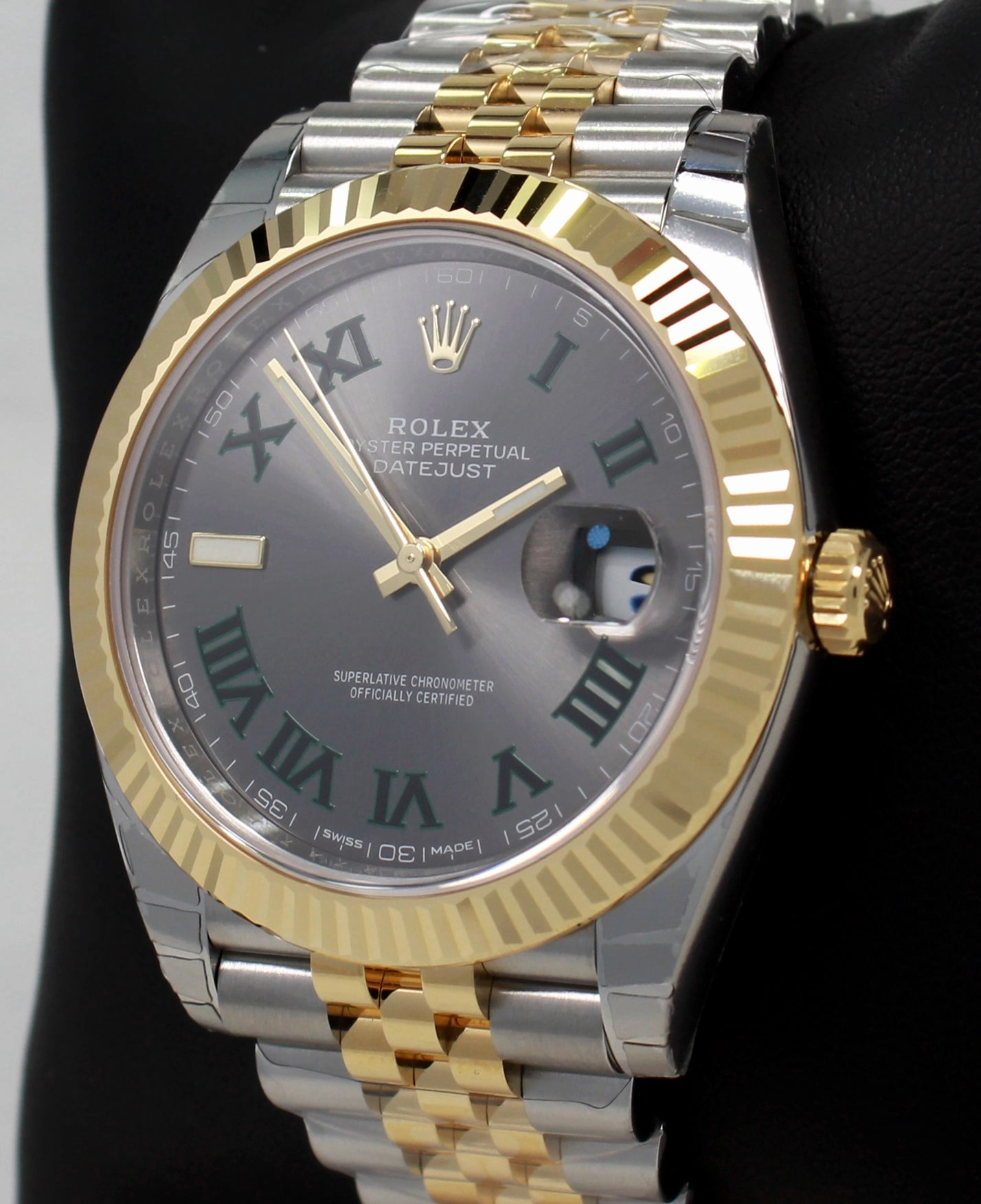 Rolex Oyster Perpetual Datejust 41 126333 Wimbledon Dial Box and Papers Unworn