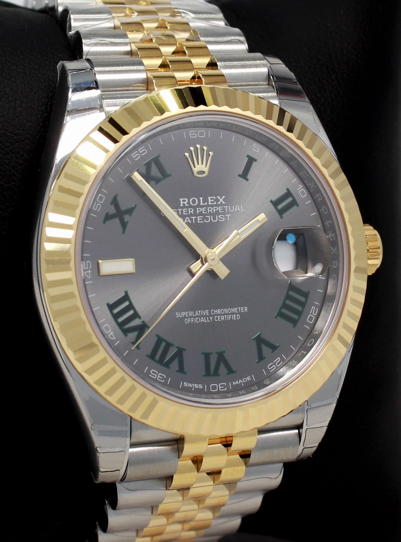 Rolex Oyster Perpetual Datejust 41 126333 Wimbledon Dial Box and Papers Unworn