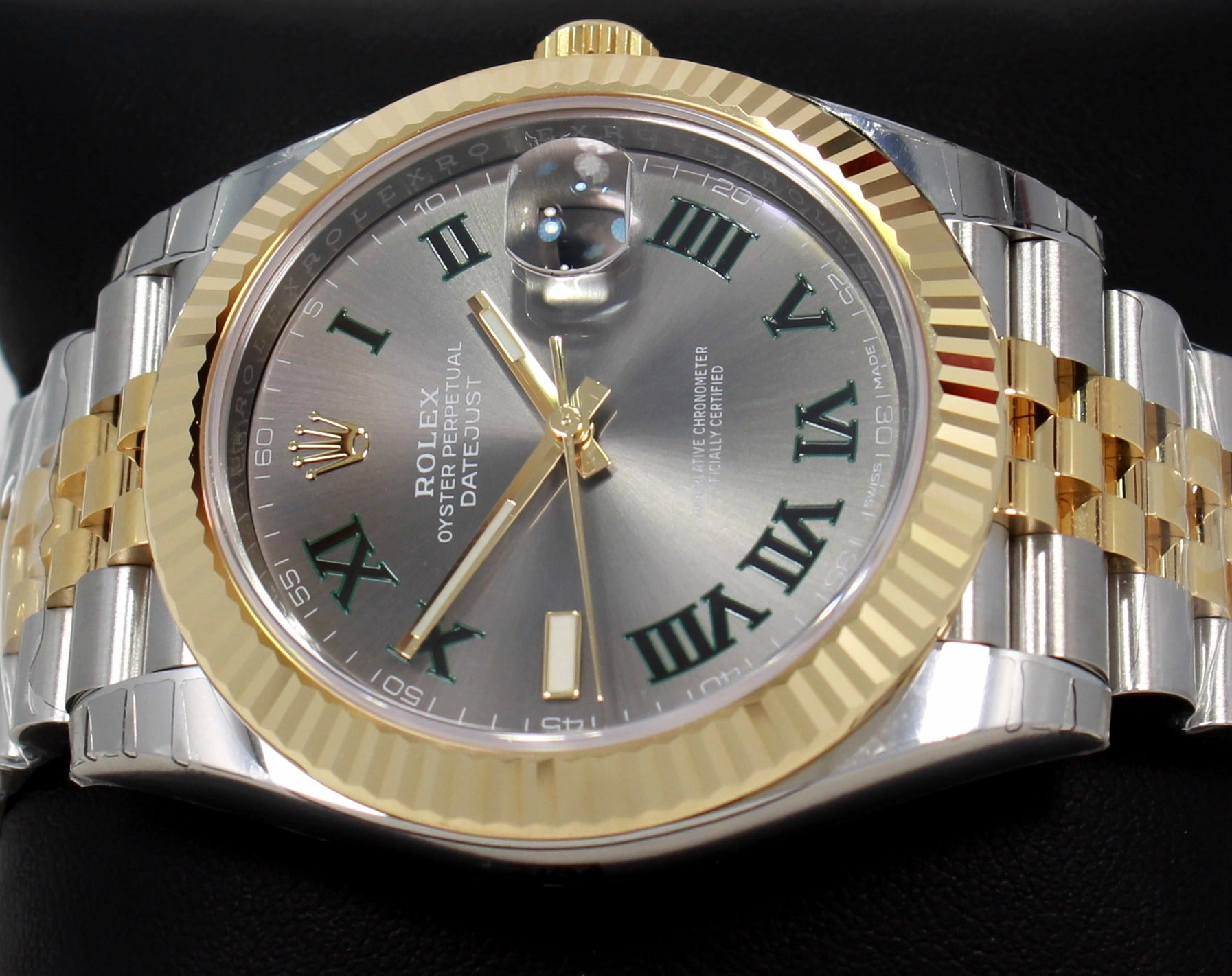 Rolex Oyster Perpetual Datejust 41 126333 Wimbledon Dial Box and Papers Unworn