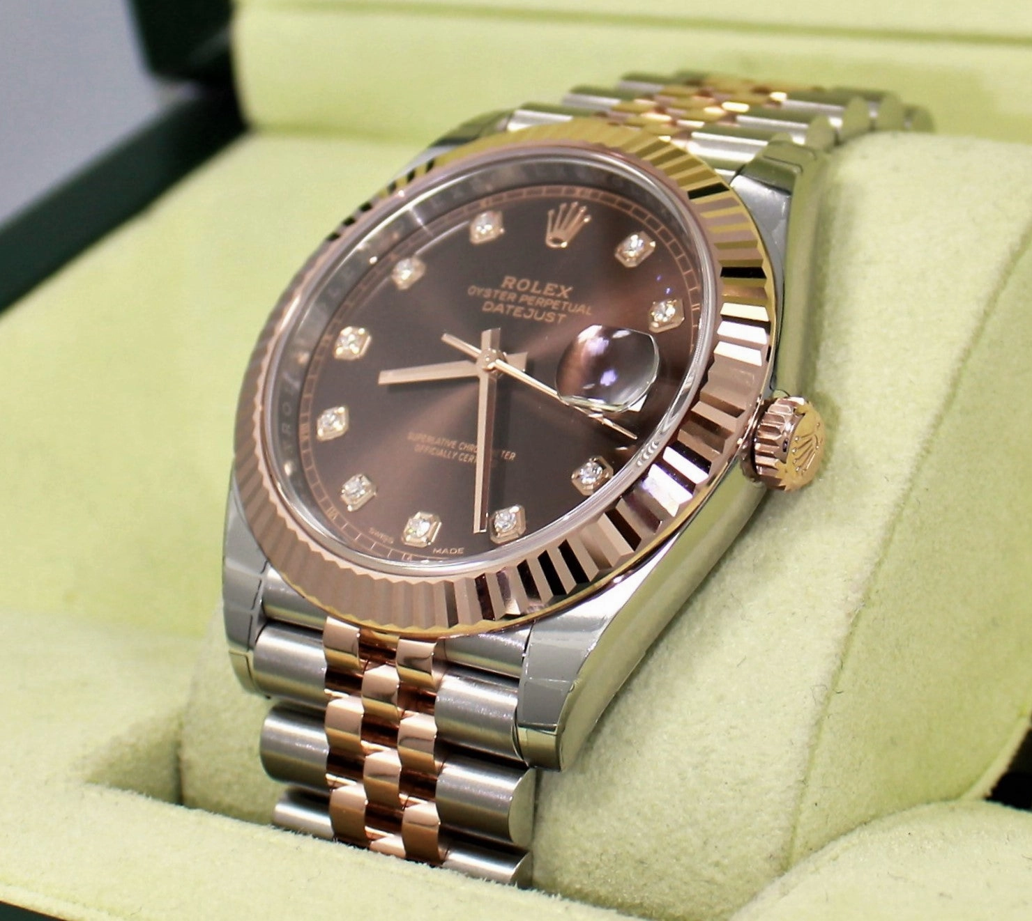 Rolex Oyster Perpetual Datejust 41 chocolate 126331 CHODJ Jubilee UNWORN