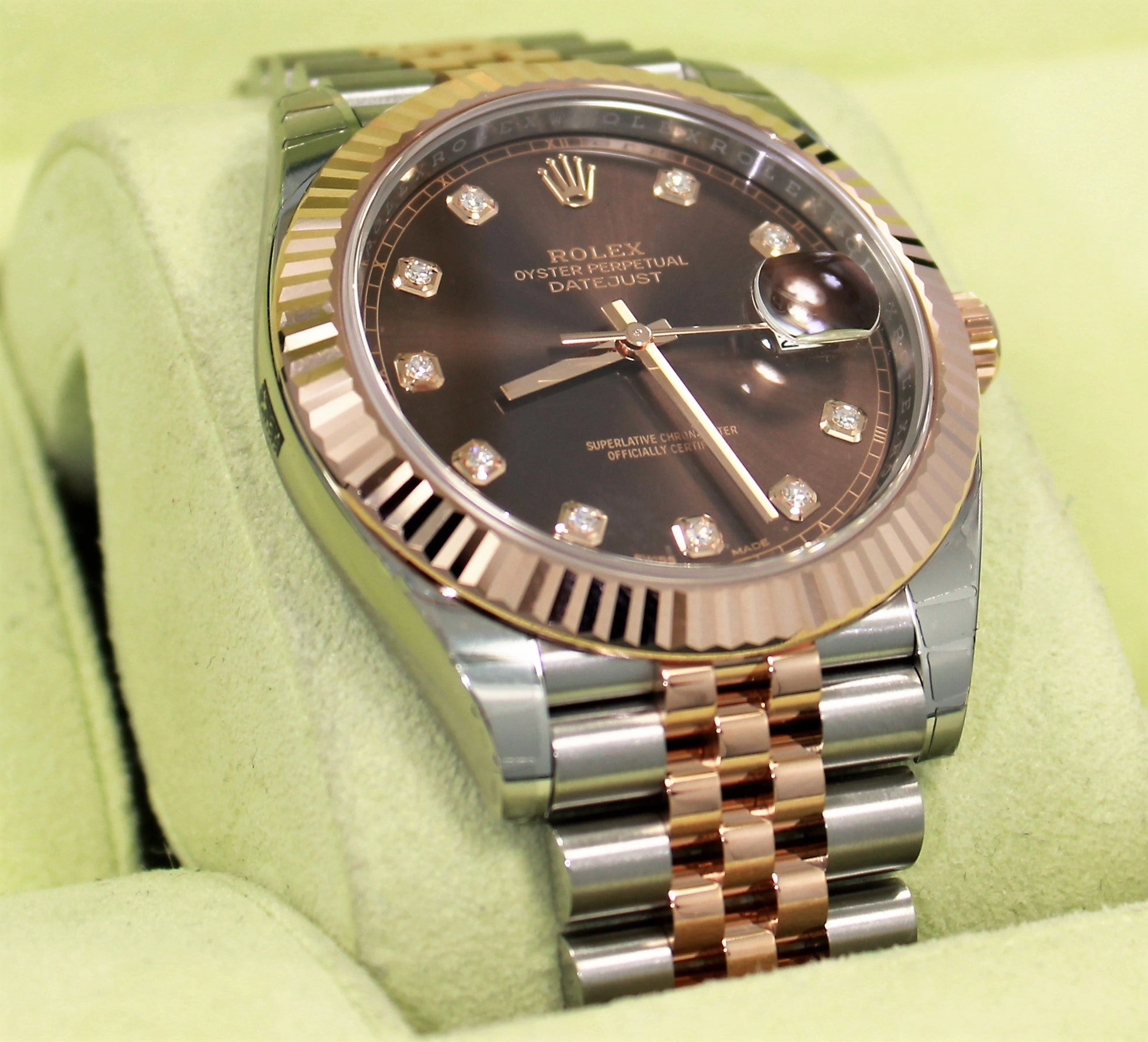 Rolex Oyster Perpetual Datejust 41 chocolate 126331 CHODJ Jubilee UNWORN