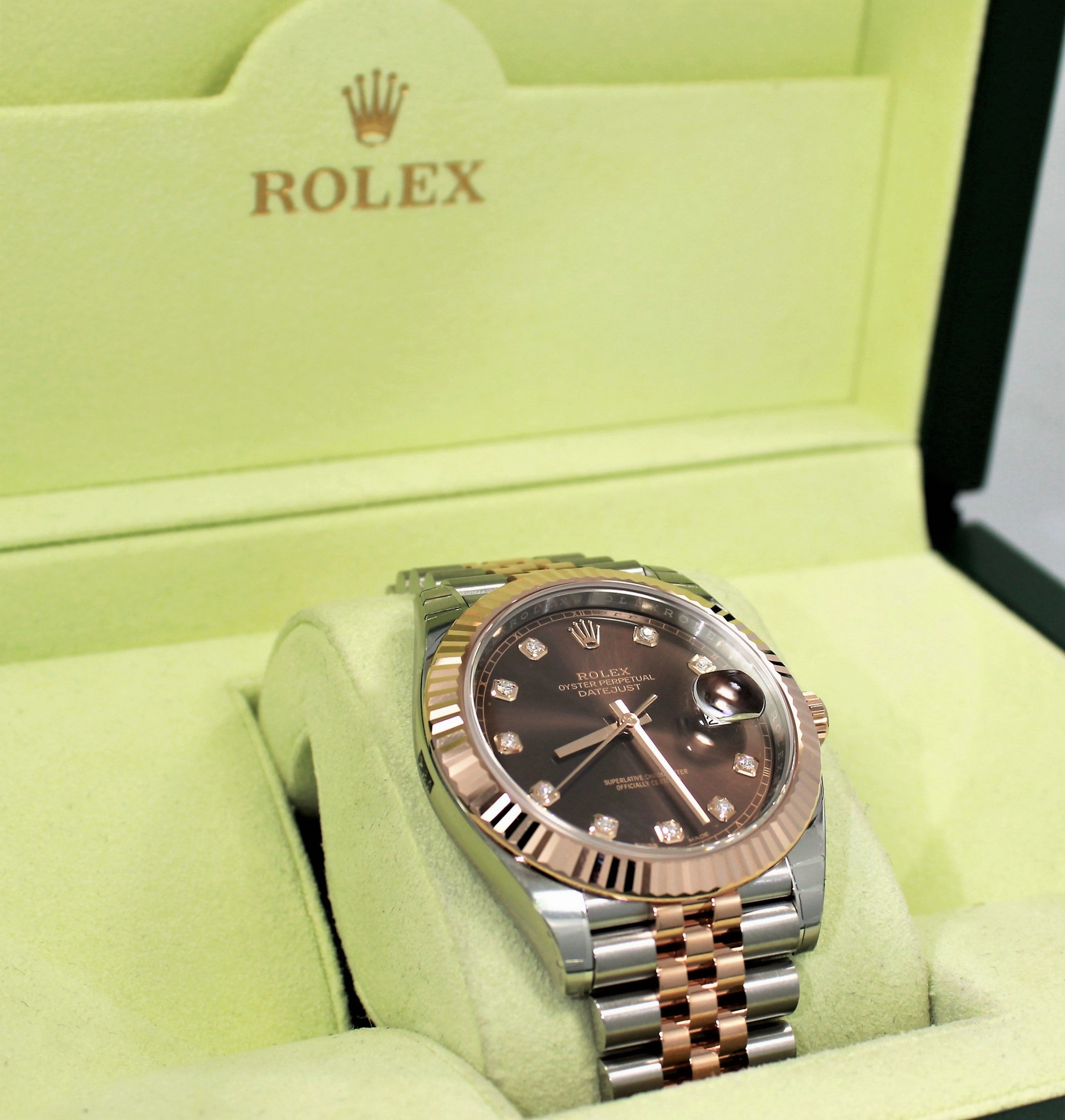 Rolex Oyster Perpetual Datejust 41 chocolate 126331 CHODJ Jubilee UNWORN