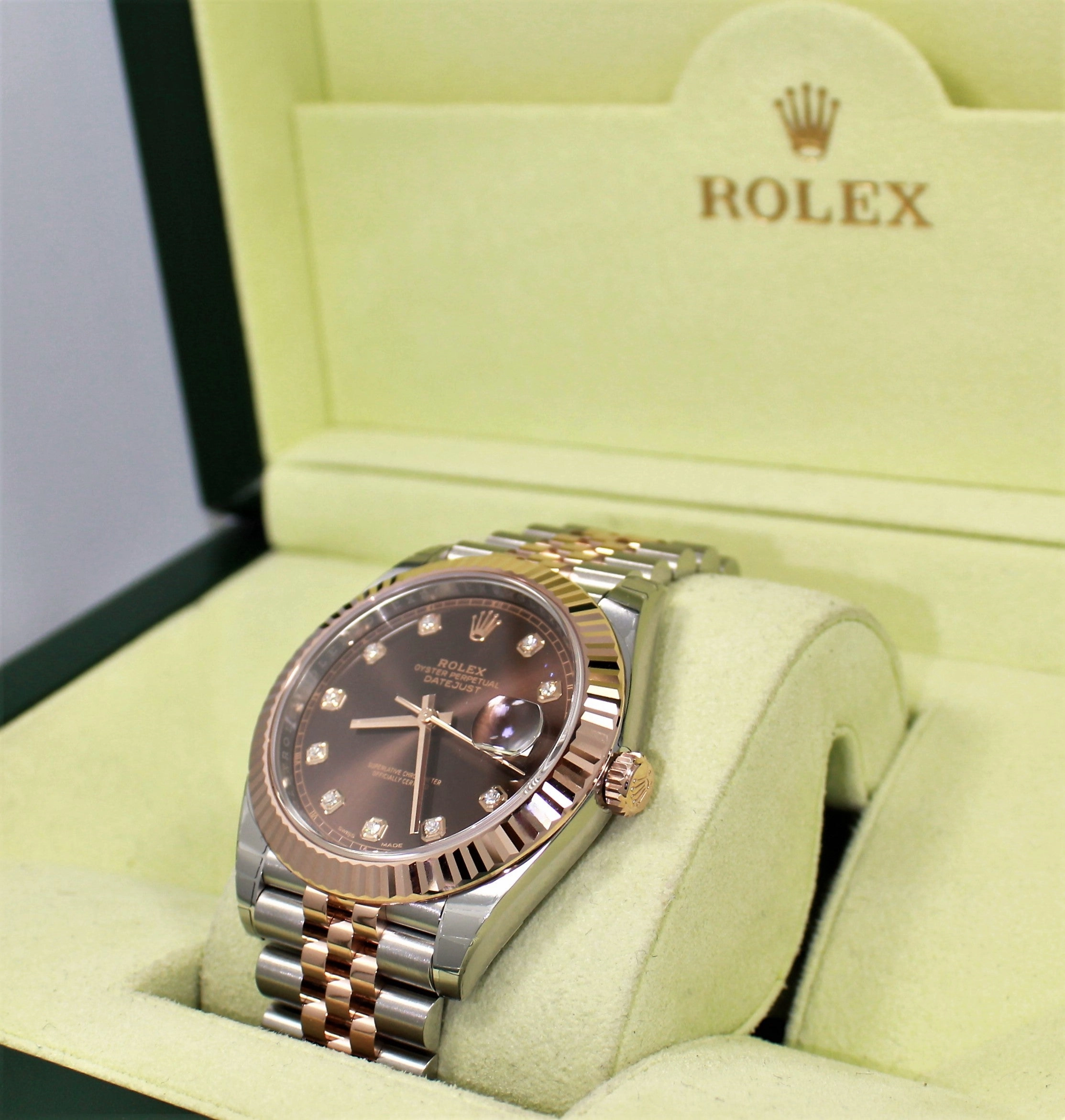 Rolex Oyster Perpetual Datejust 41 chocolate 126331 CHODJ Jubilee UNWORN