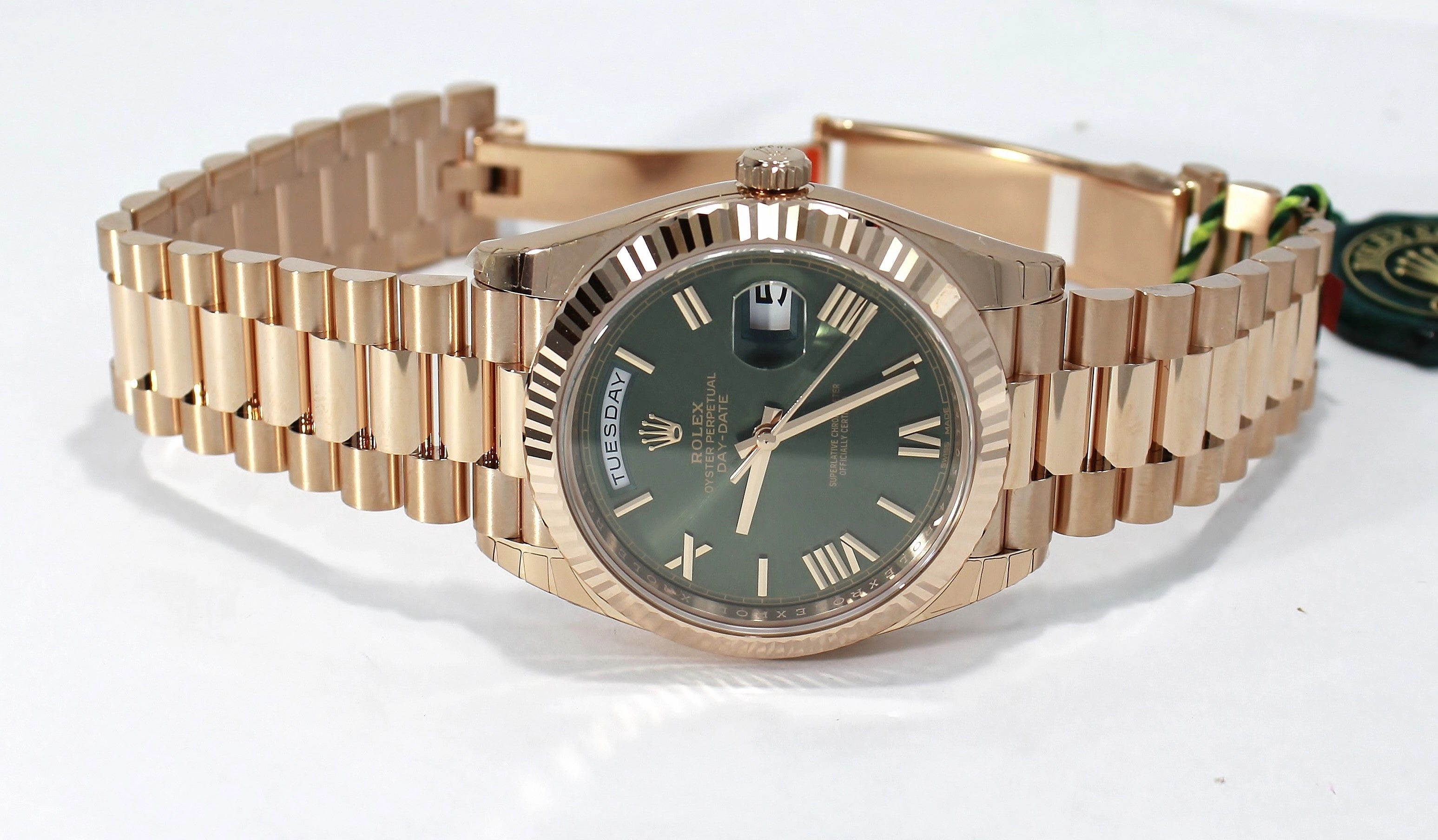 Rolex Oyster Perpetual Day-Date 40 228235 Olive Green (Unworn)