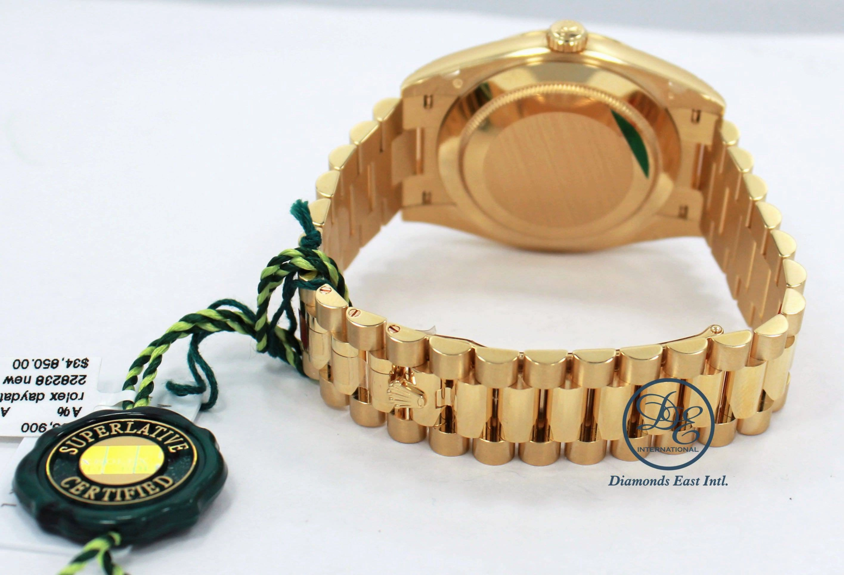 Rolex Oyster Perpetual Day-Date 40 228238 BLKDP  (Unworn)