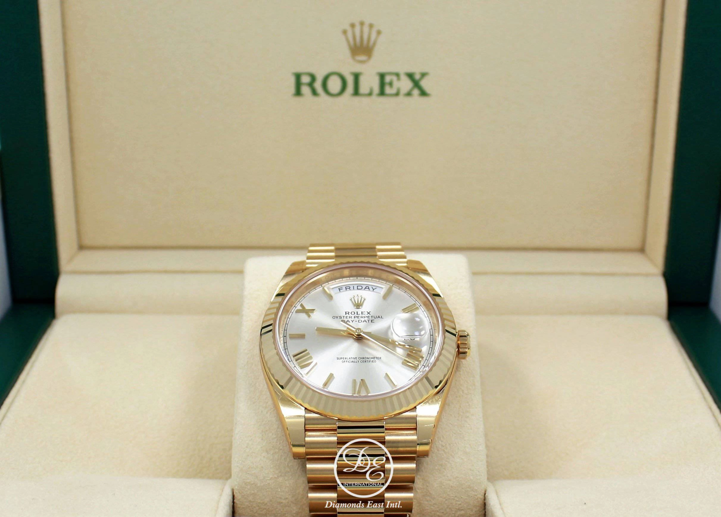 Rolex Oyster Perpetual Day-Date 40 228238 SLVRP (Unworn)