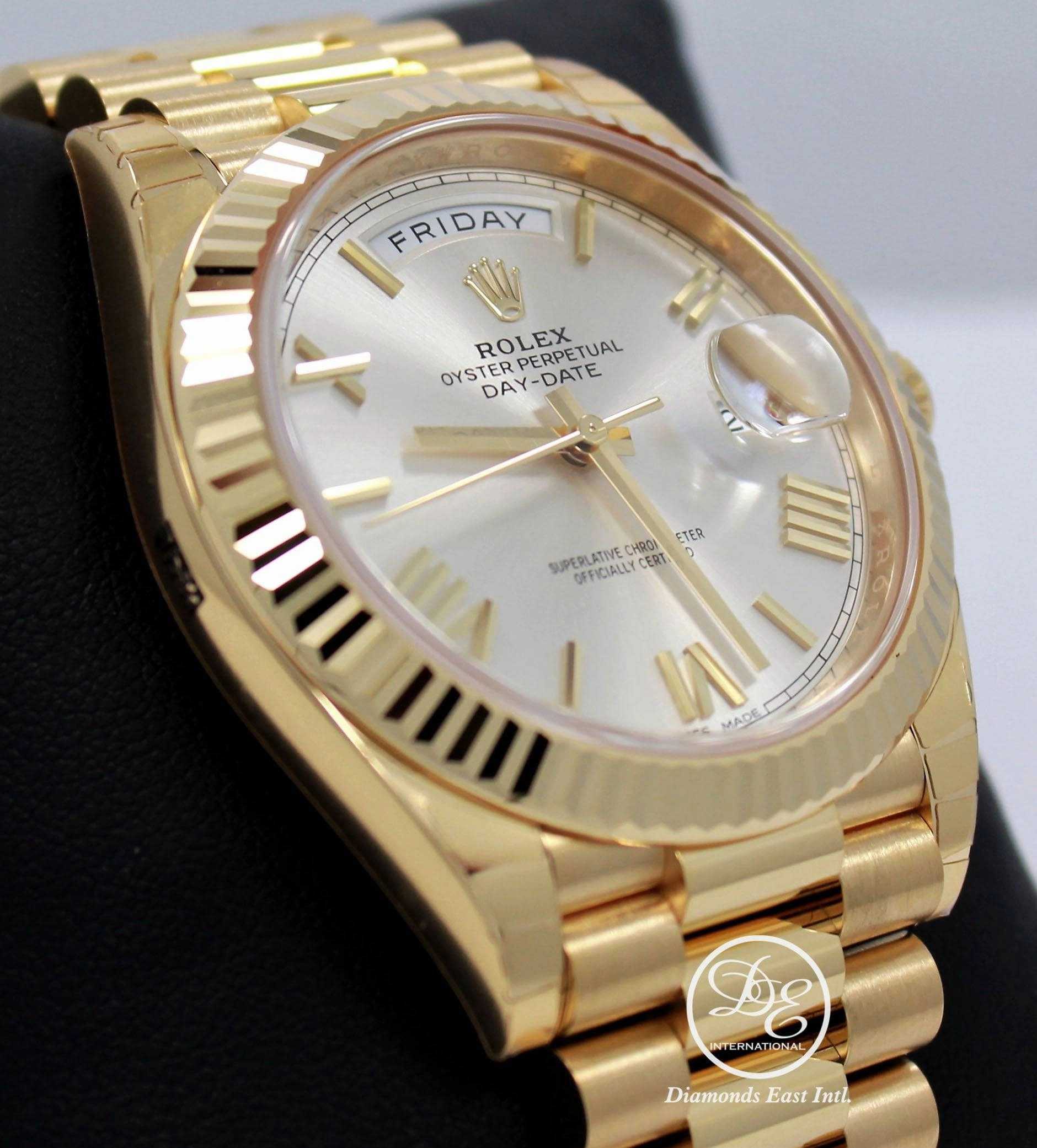 Rolex Oyster Perpetual Day-Date 40 228238 SLVRP (Unworn)