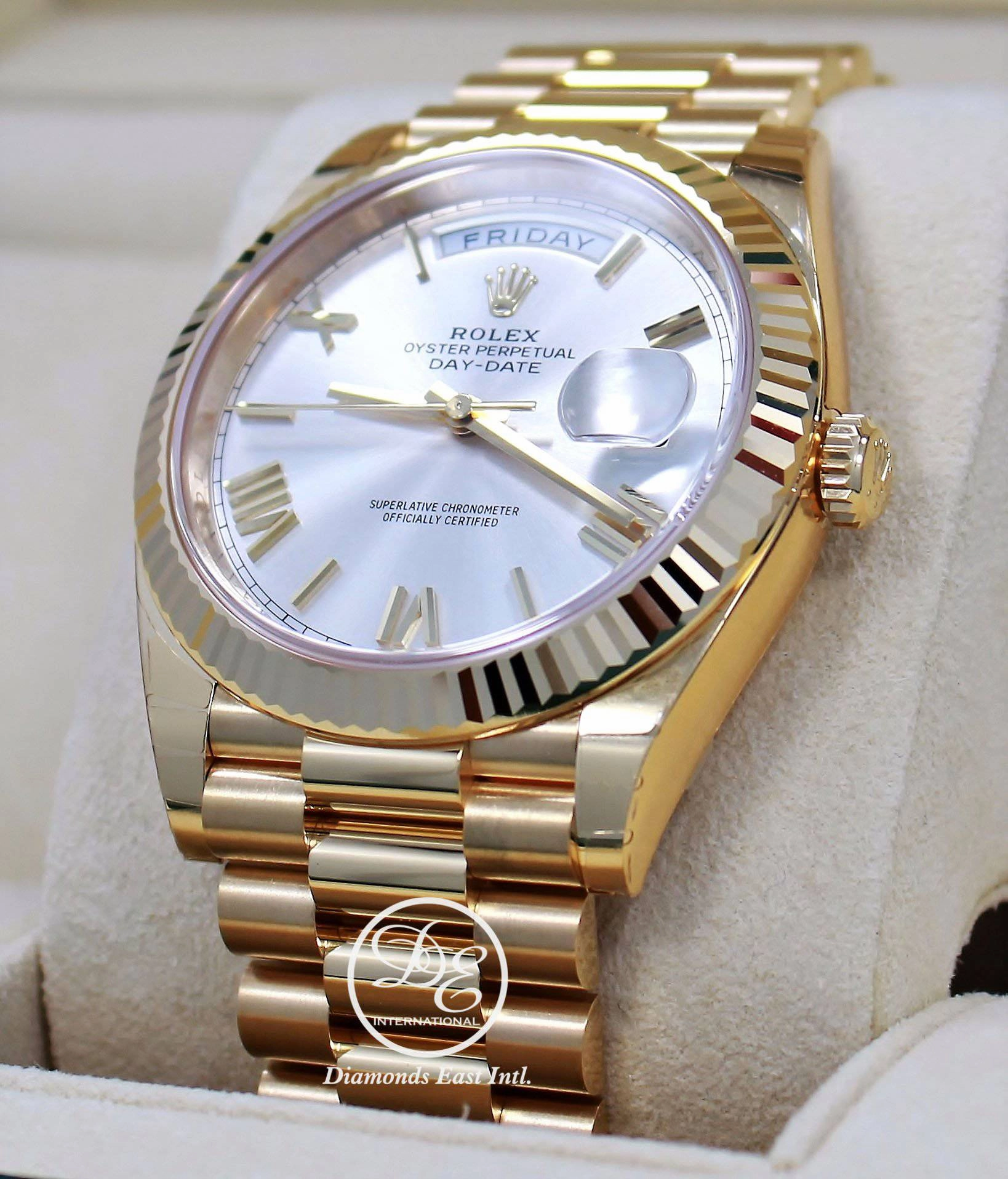 Rolex Oyster Perpetual Day-Date 40 228238 SLVRP (Unworn)