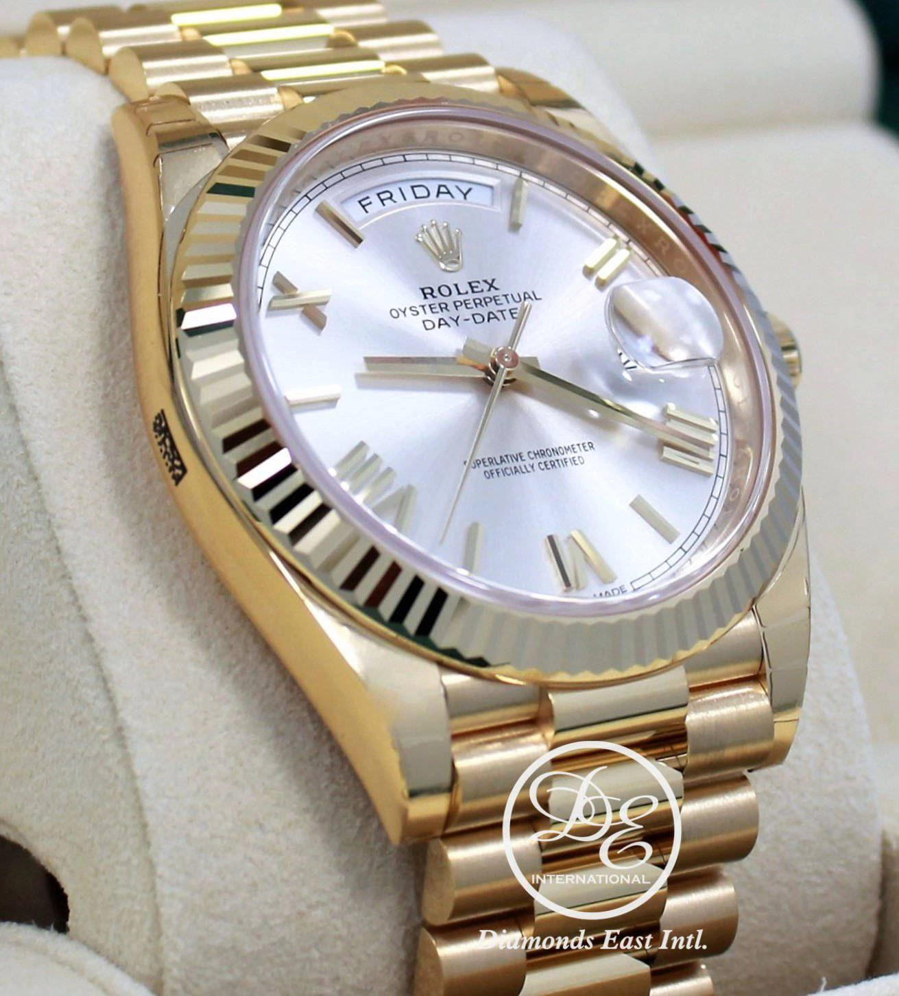 Rolex Oyster Perpetual Day-Date 40 228238 SLVRP (Unworn)