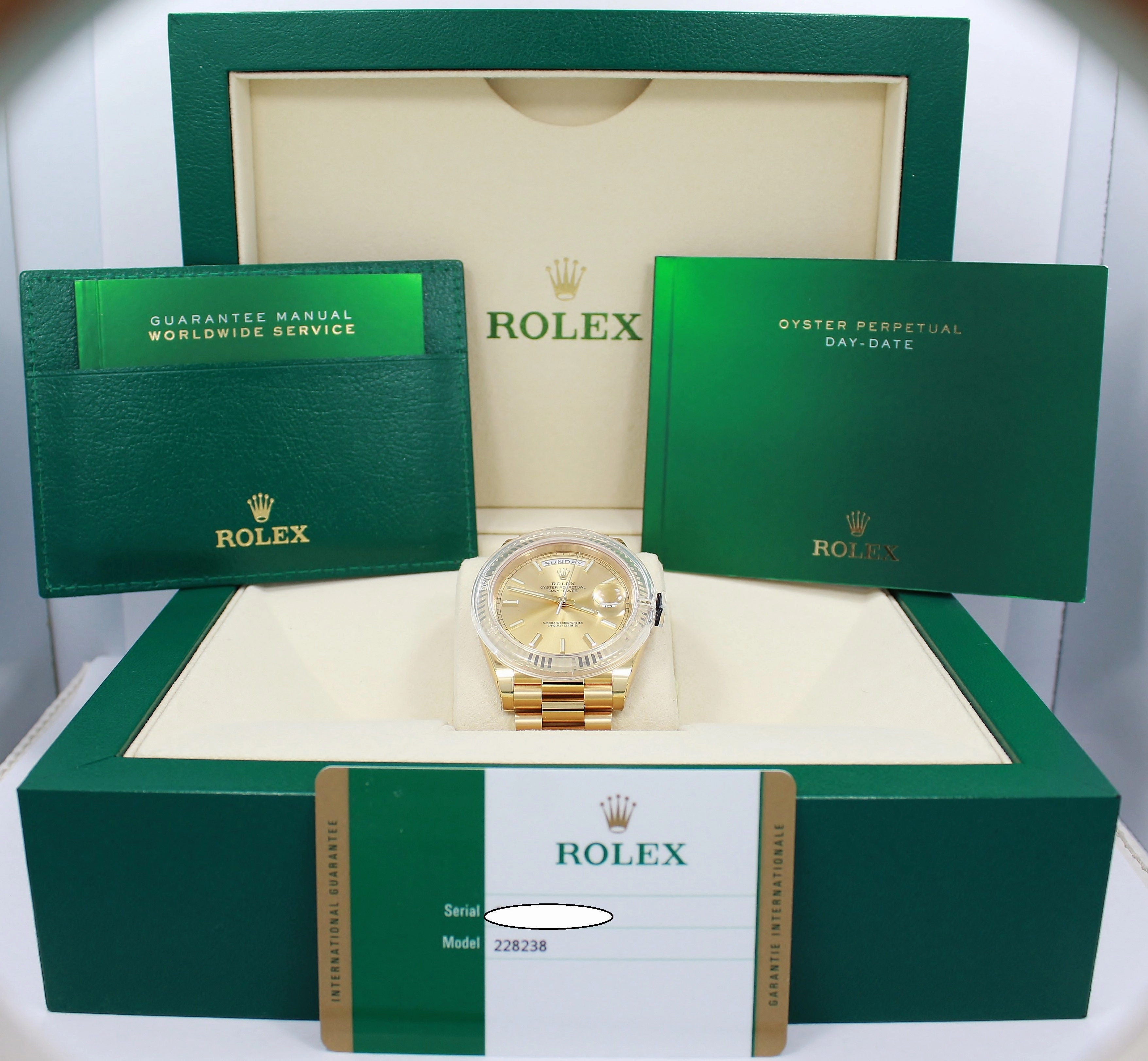 Rolex Oyster Perpetual Day-Date 40 228238 (Unworn)
