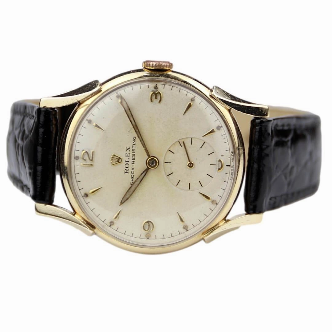Rolex Precision 9k Gold Dennison Case, 1955
