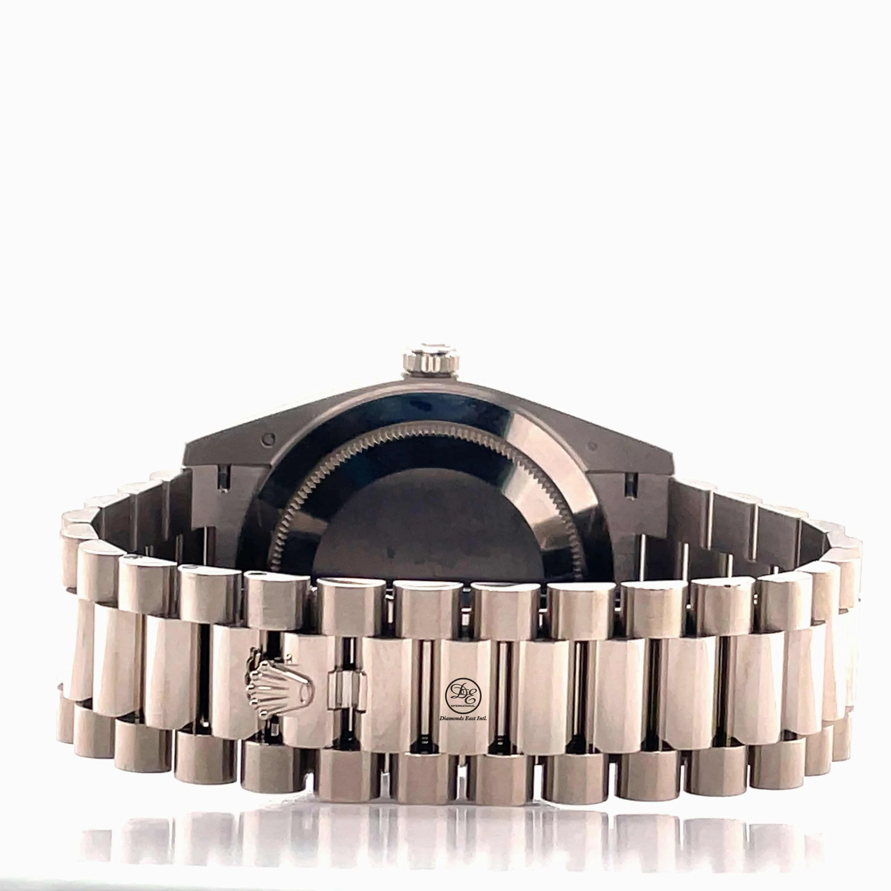 Rolex President Day-Date 40MM 228239 Grey Rhodium Tuxedo Dial PreOwned Box and Papers