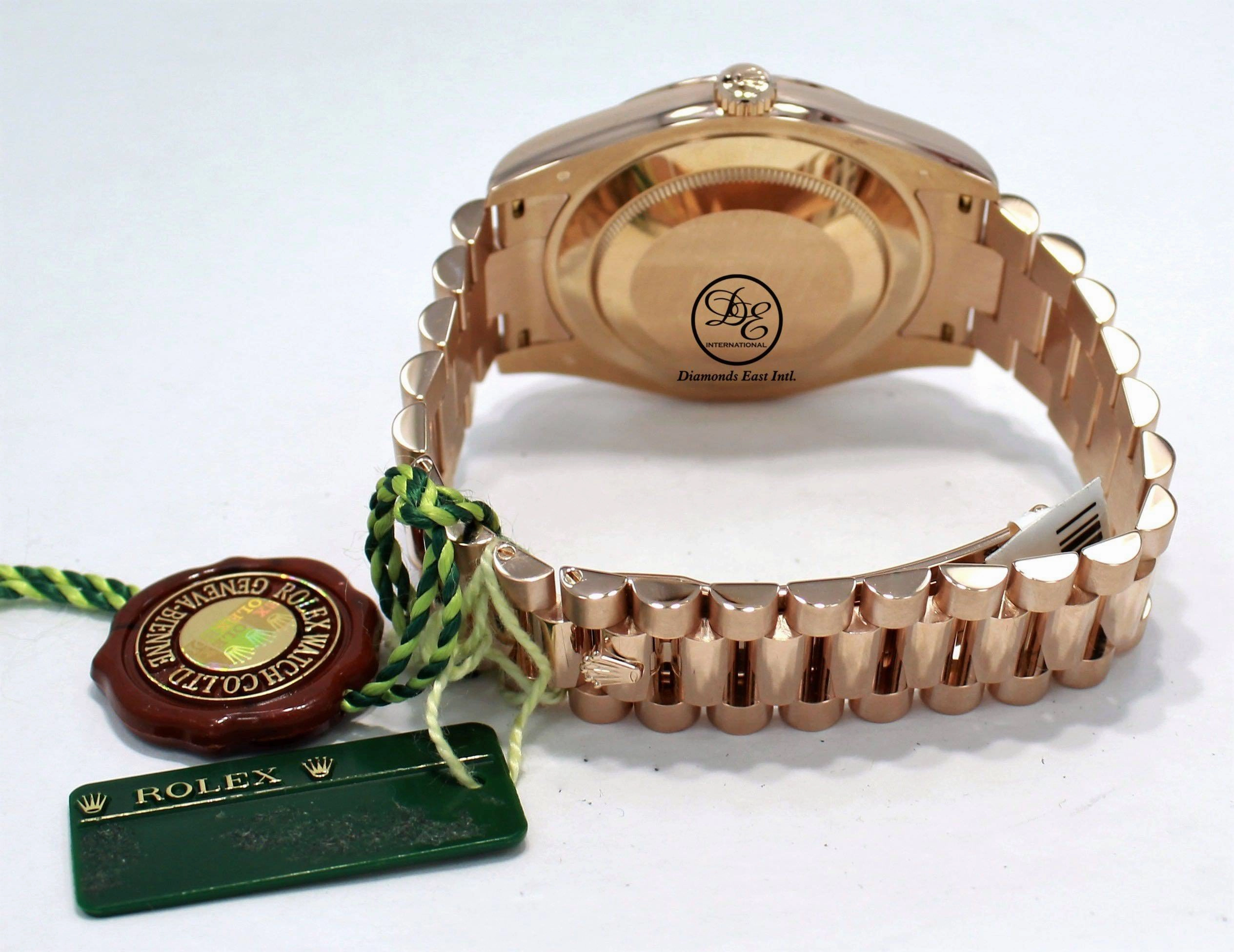 Rolex President Day-Date 41mm 218235 18K Rose Gold Chocolate Dial BOX/PAPERS