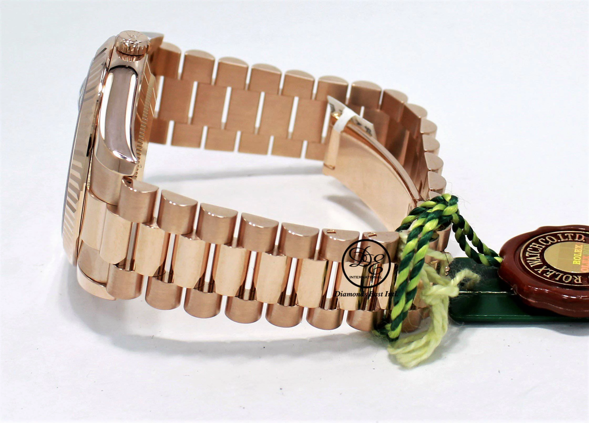 Rolex President Day-Date 41mm 218235 18K Rose Gold Chocolate Dial BOX/PAPERS