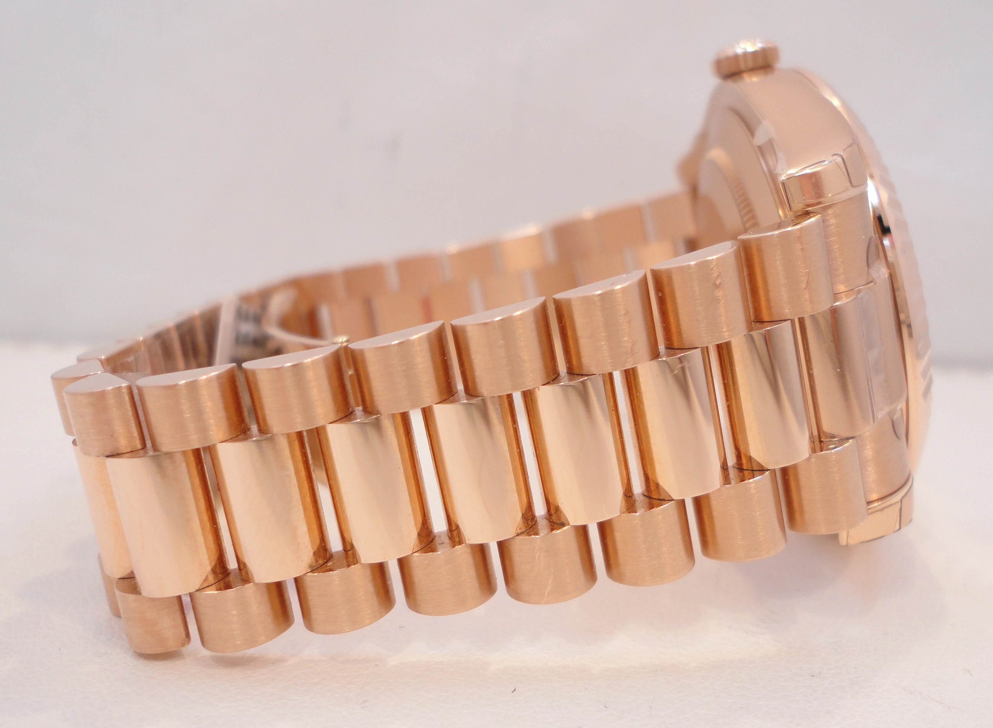Rolex President Day-Date 41mm 218235 18K Rose Gold Chocolate Dial UNWORN FULLY STICKRED