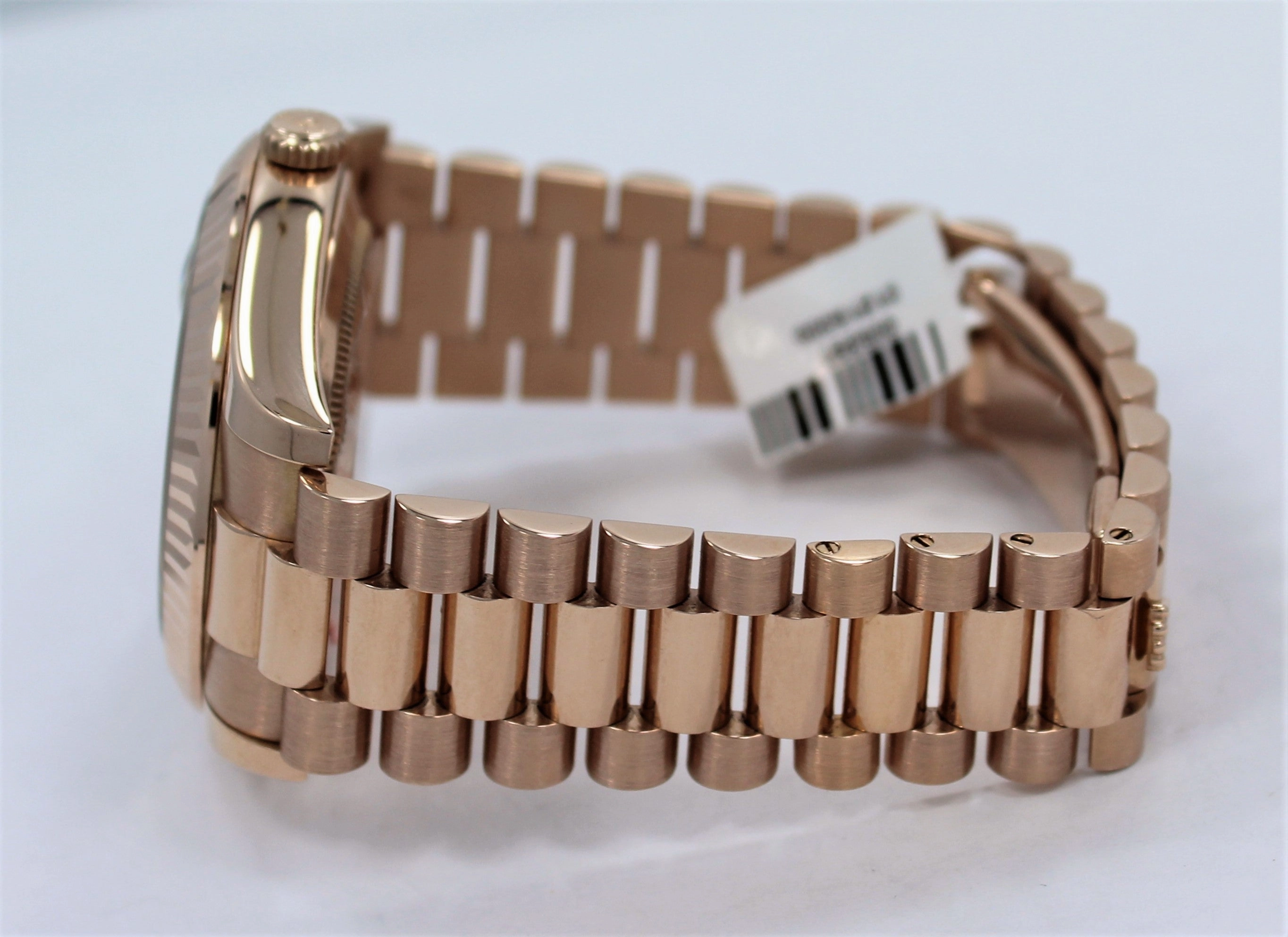 Rolex President Day-Date II 18K Rose Gold 41mm 218235 Black Concentric Dial