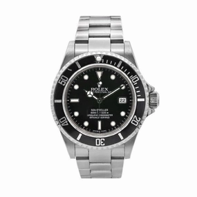 Rolex Sea Dweller 40mm - Ref: 16600 - Black Dial, Stainless Steel Oyster Bracelet Watch