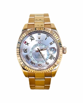 Rolex Sky-Dweller 18K Rose Gold Sundust Dial 326935 MINT