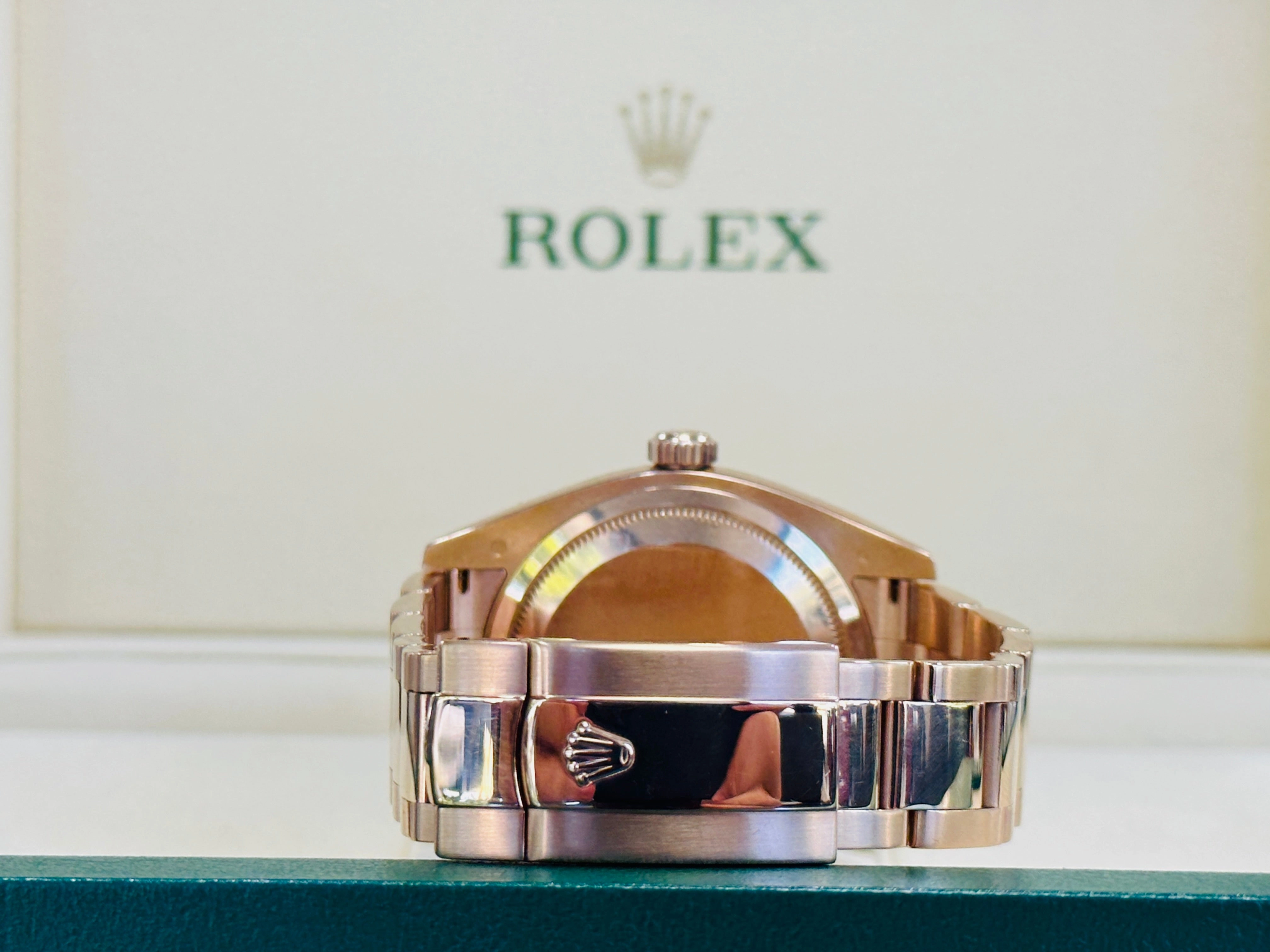 Rolex Sky-Dweller 18K Rose Gold Sundust Dial 326935 MINT