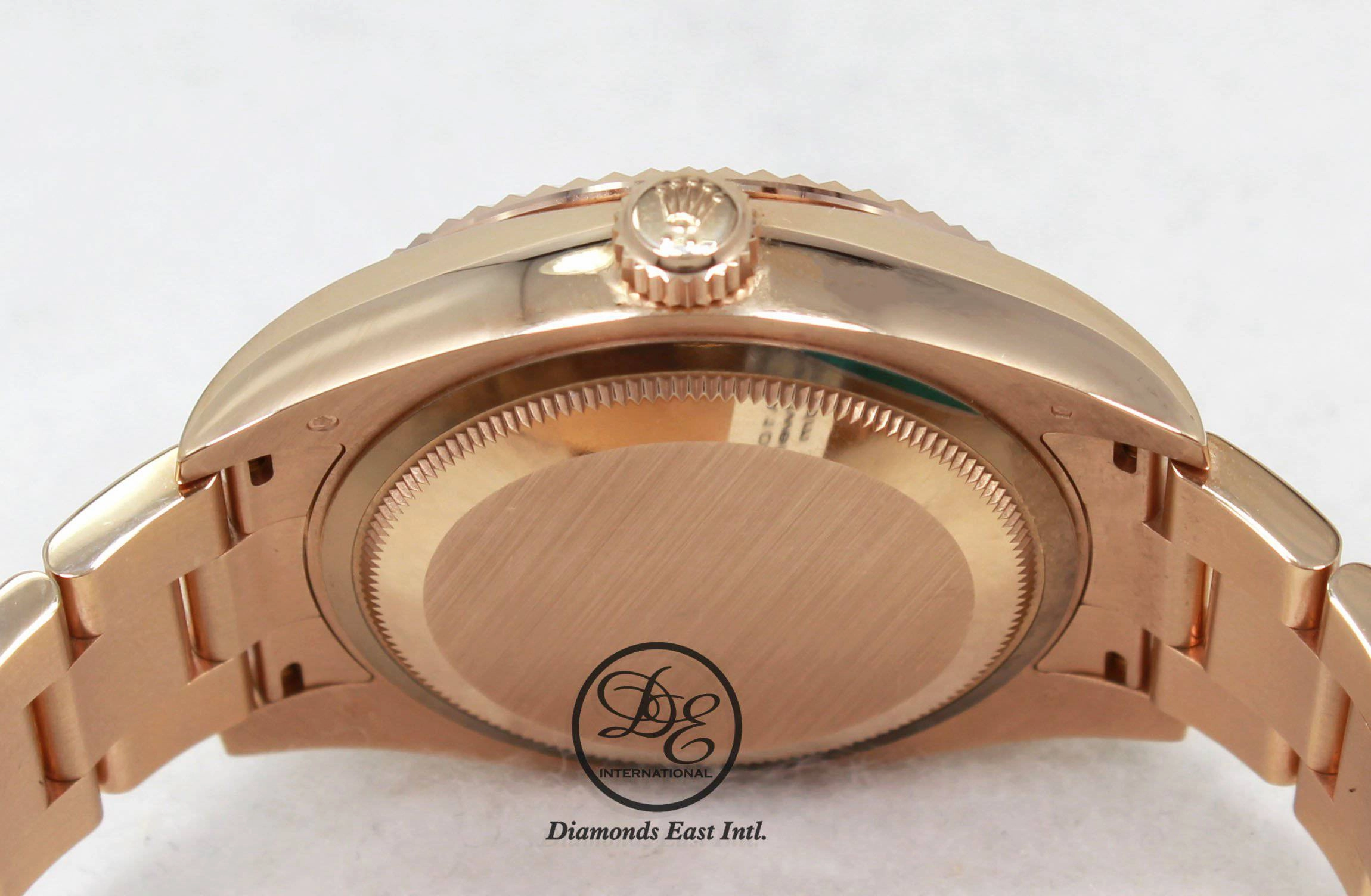 Rolex Sky-Dweller 18K Rose Gold Sundust Dial 326935 MINT