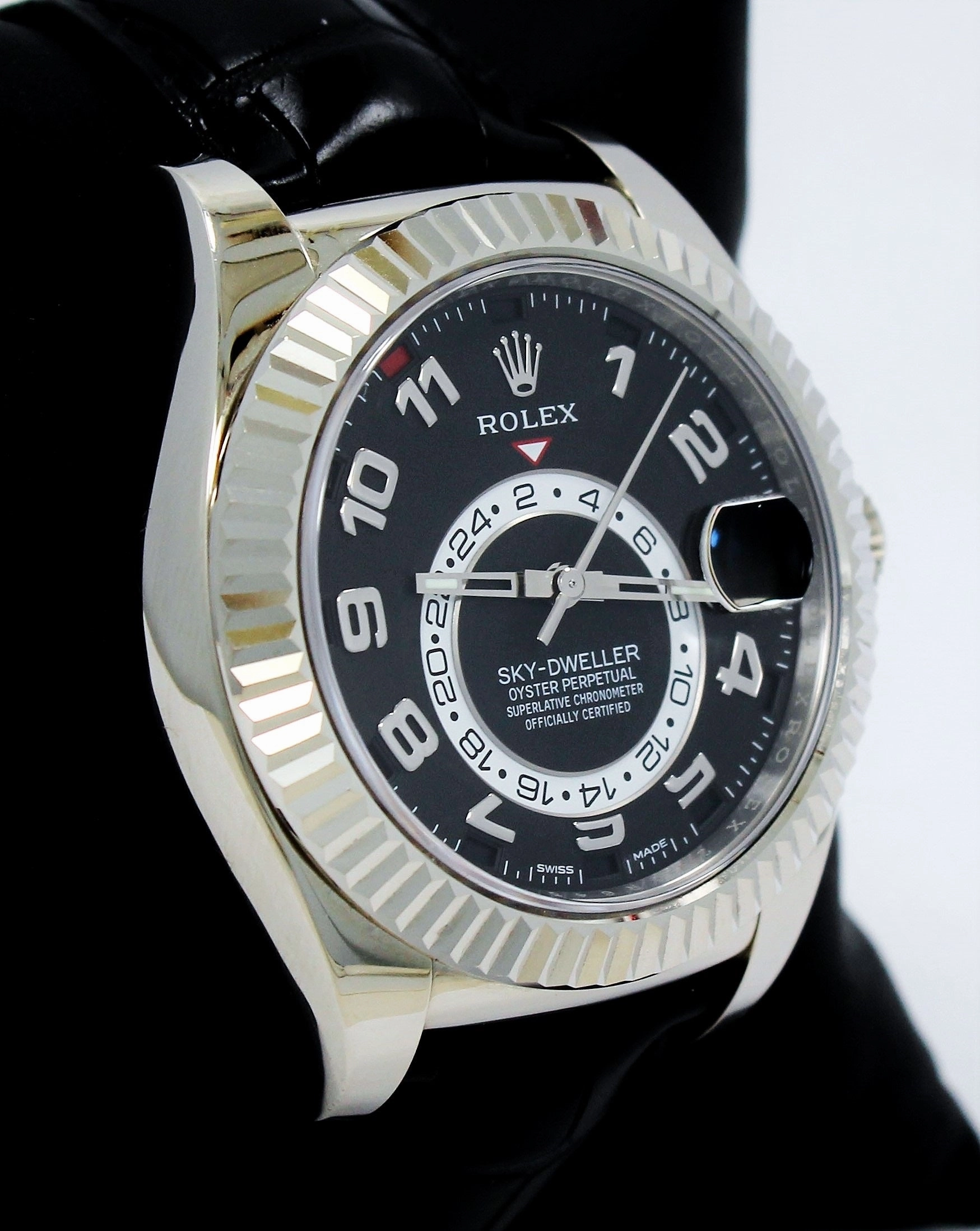 Rolex Sky-Dweller 18K White Gold 326139 BLKARS
