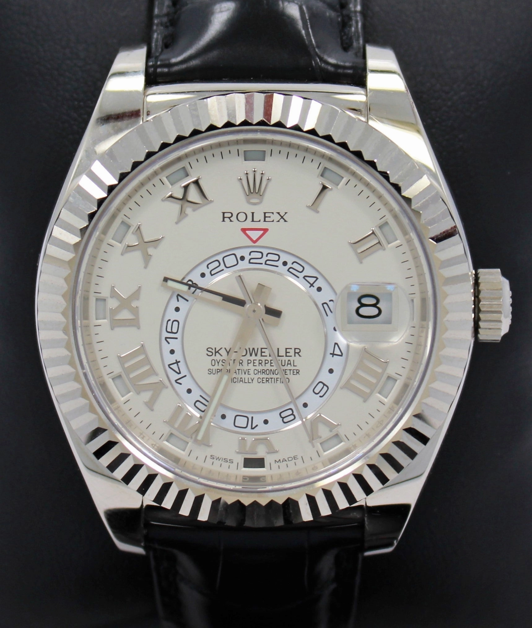 Rolex Sky-Dweller 18K White Gold 326139 IVRRL PreOwned