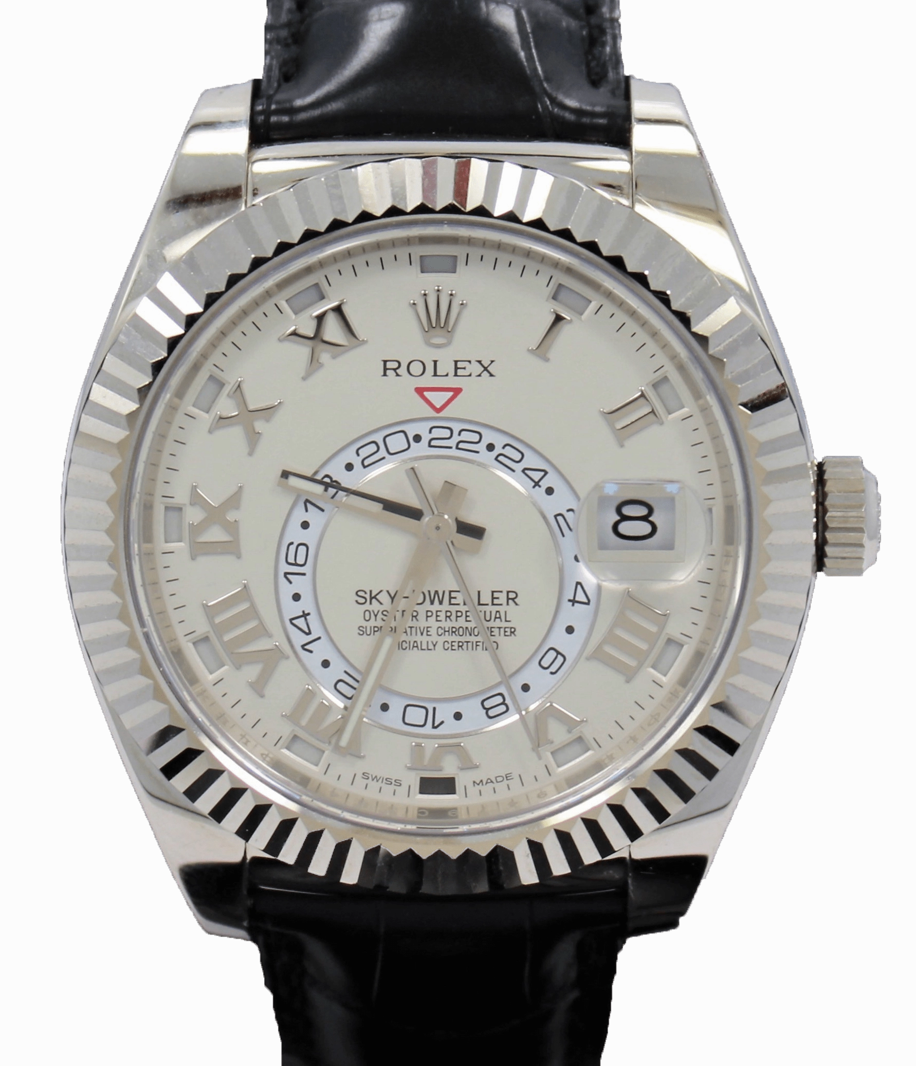 Rolex Sky-Dweller 18K White Gold 326139 IVRRL PreOwned