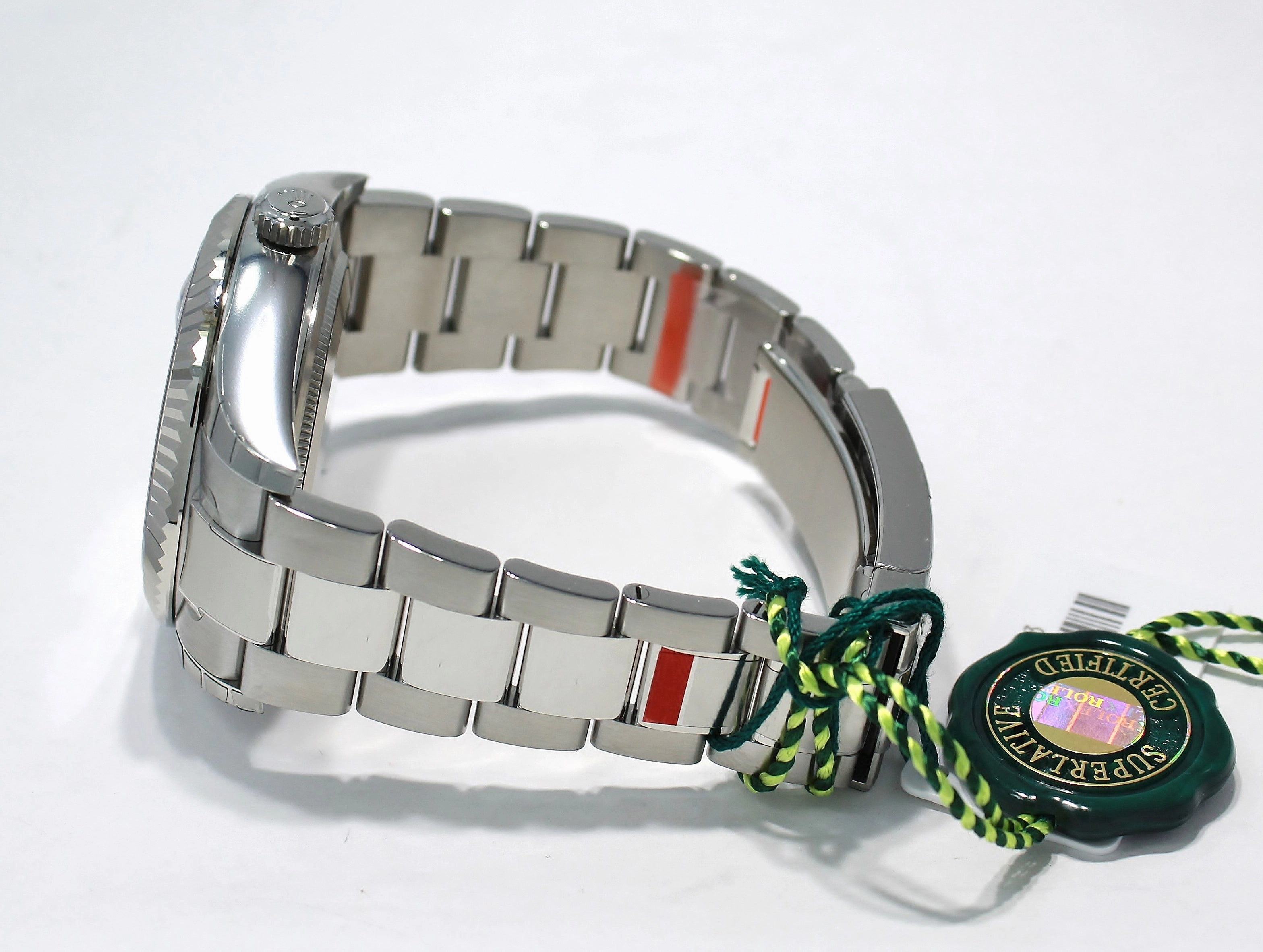 Rolex Sky-Dweller 18K White Gold / SS 326934 BLUSO UNWORN