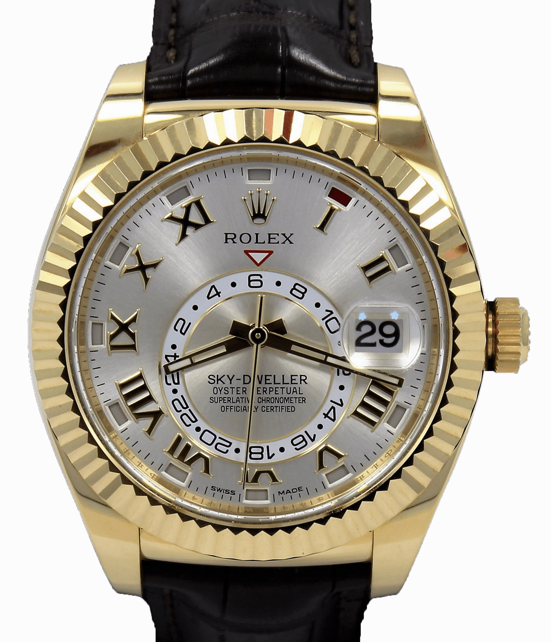 Rolex Sky-Dweller 18K Yellow Gold 326138 BOX/PAPERS