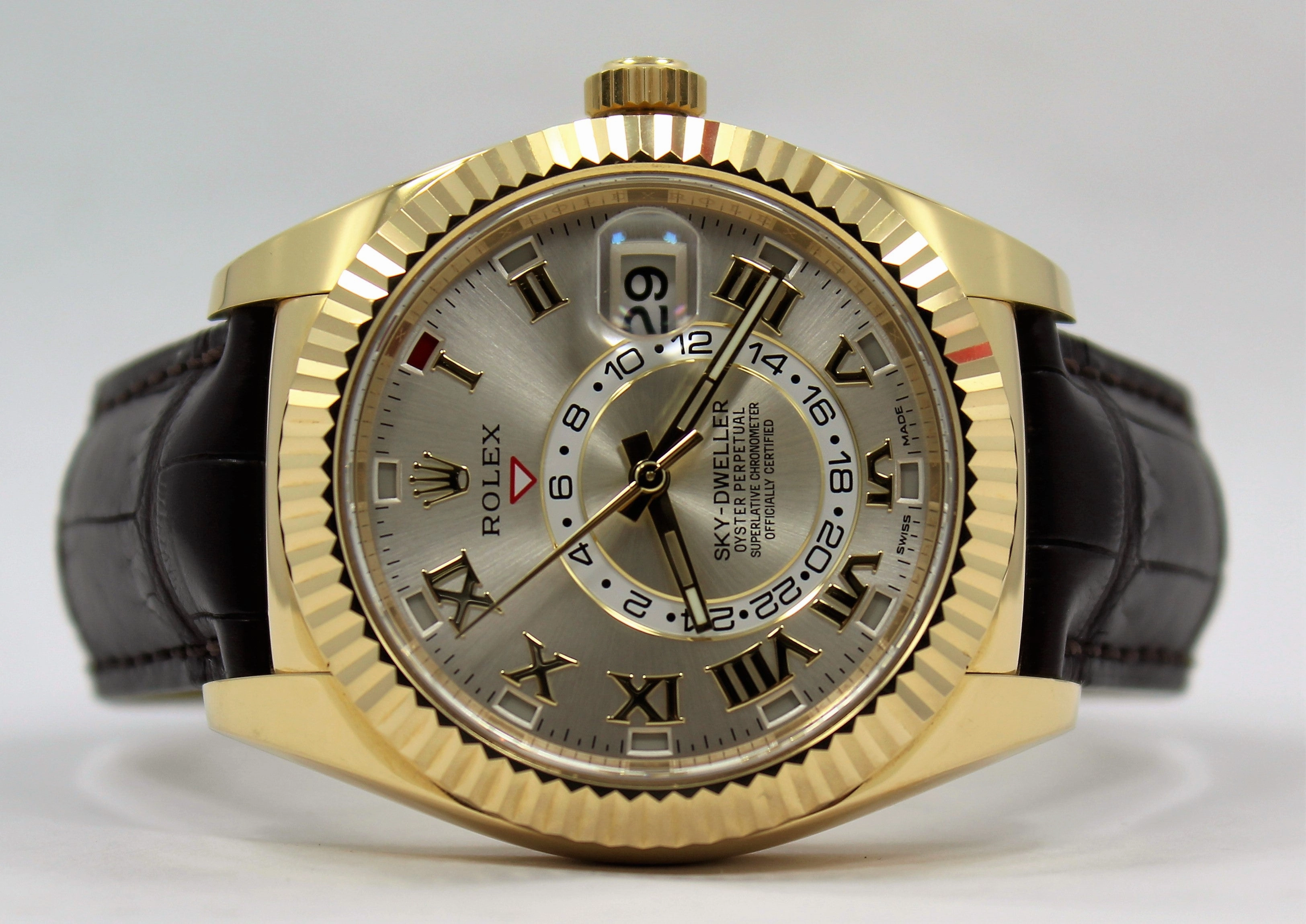 Rolex Sky-Dweller 18K Yellow Gold 326138 BOX/PAPERS