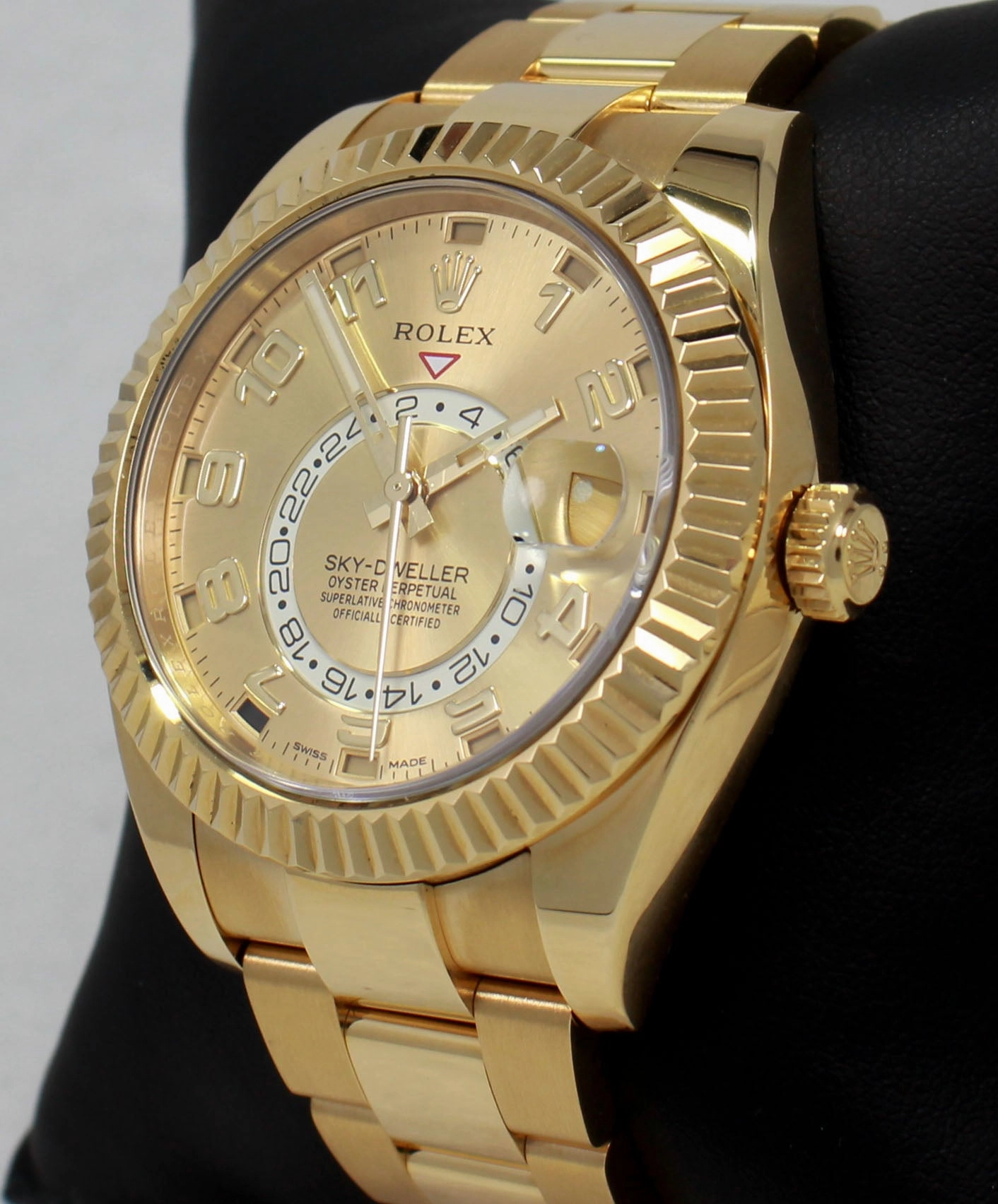 Rolex Sky-Dweller 18K Yellow Gold 326938 GLDARO BOX/PAPERS