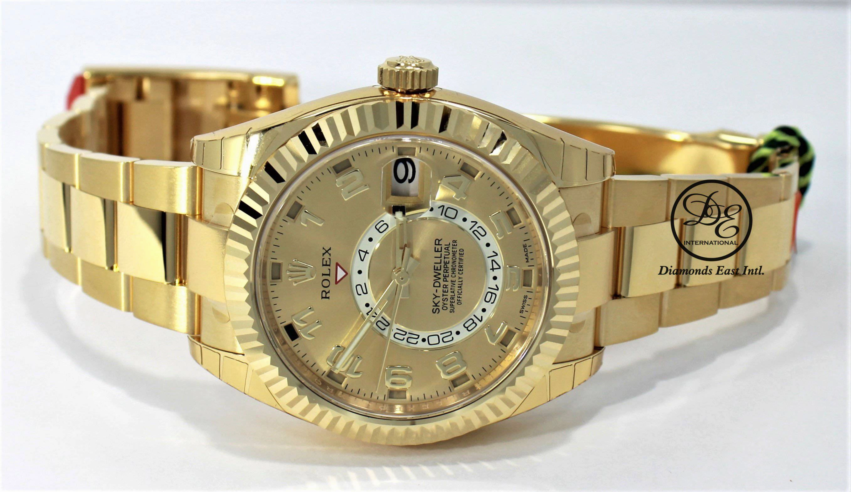 Rolex Sky-Dweller 18K Yellow Gold 326938 GLDARO UNWORN