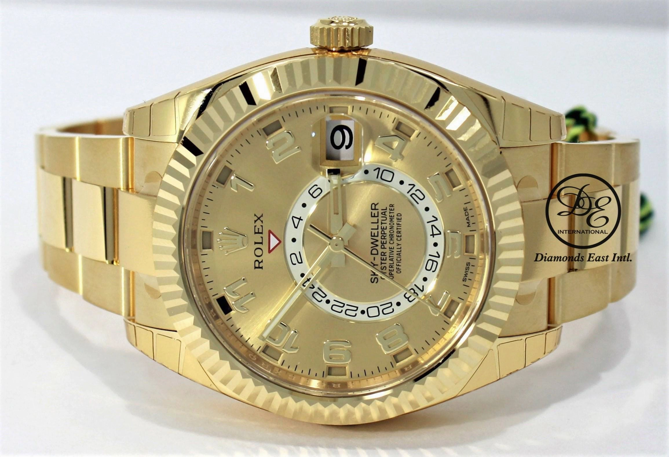 Rolex Sky-Dweller 18K Yellow Gold 326938 GLDARO UNWORN
