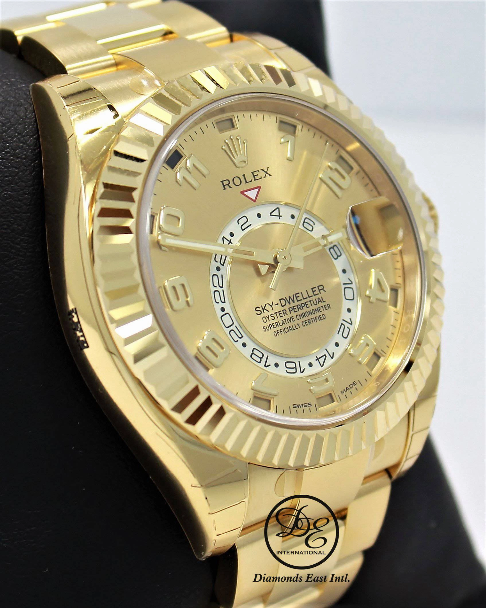 Rolex Sky-Dweller 18K Yellow Gold 326938 GLDARO UNWORN