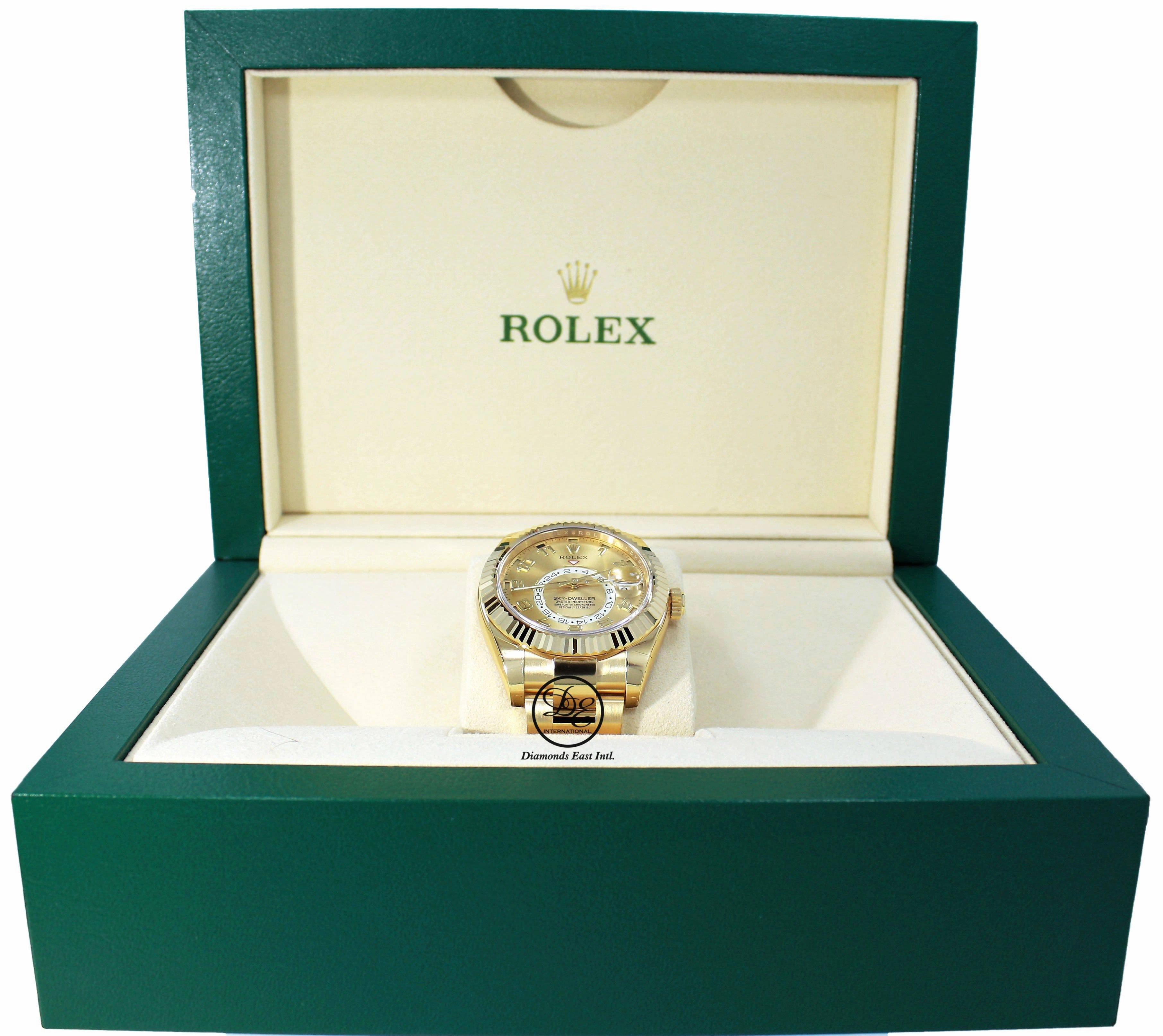 Rolex Sky-Dweller 18K Yellow Gold 326938 GLDARO UNWORN