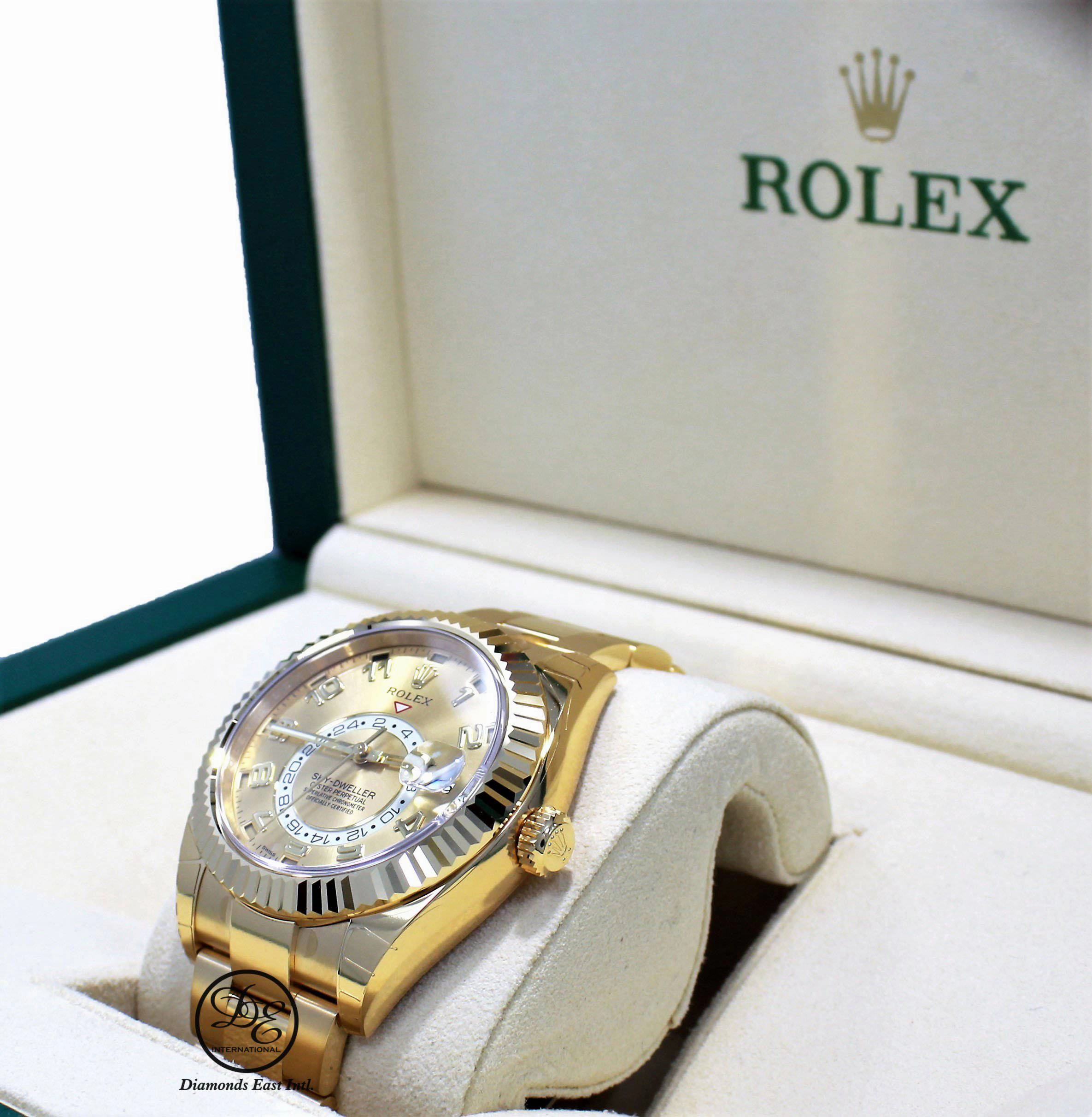 Rolex Sky-Dweller 18K Yellow Gold 326938 GLDARO UNWORN