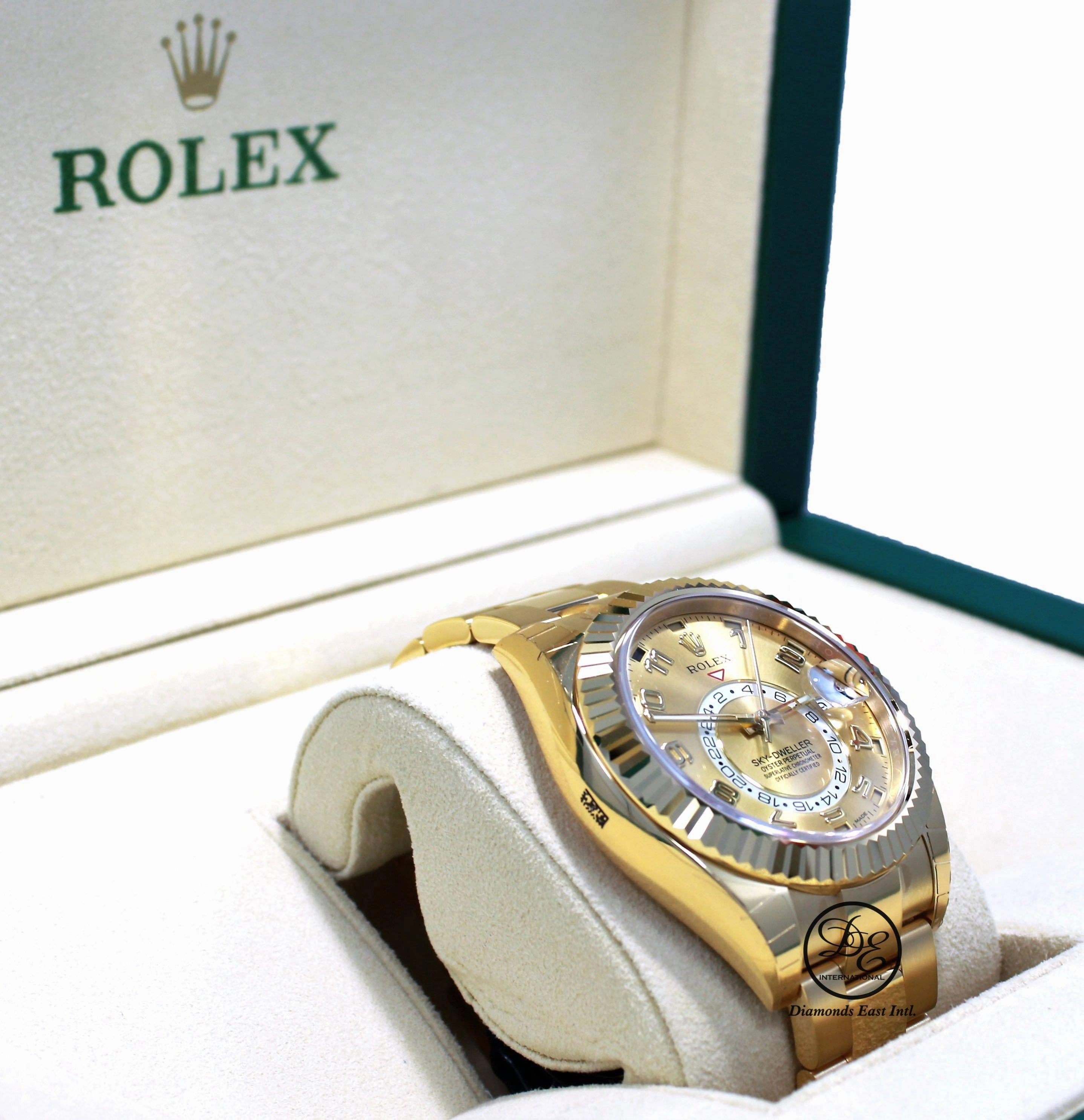 Rolex Sky-Dweller 18K Yellow Gold 326938 GLDARO UNWORN