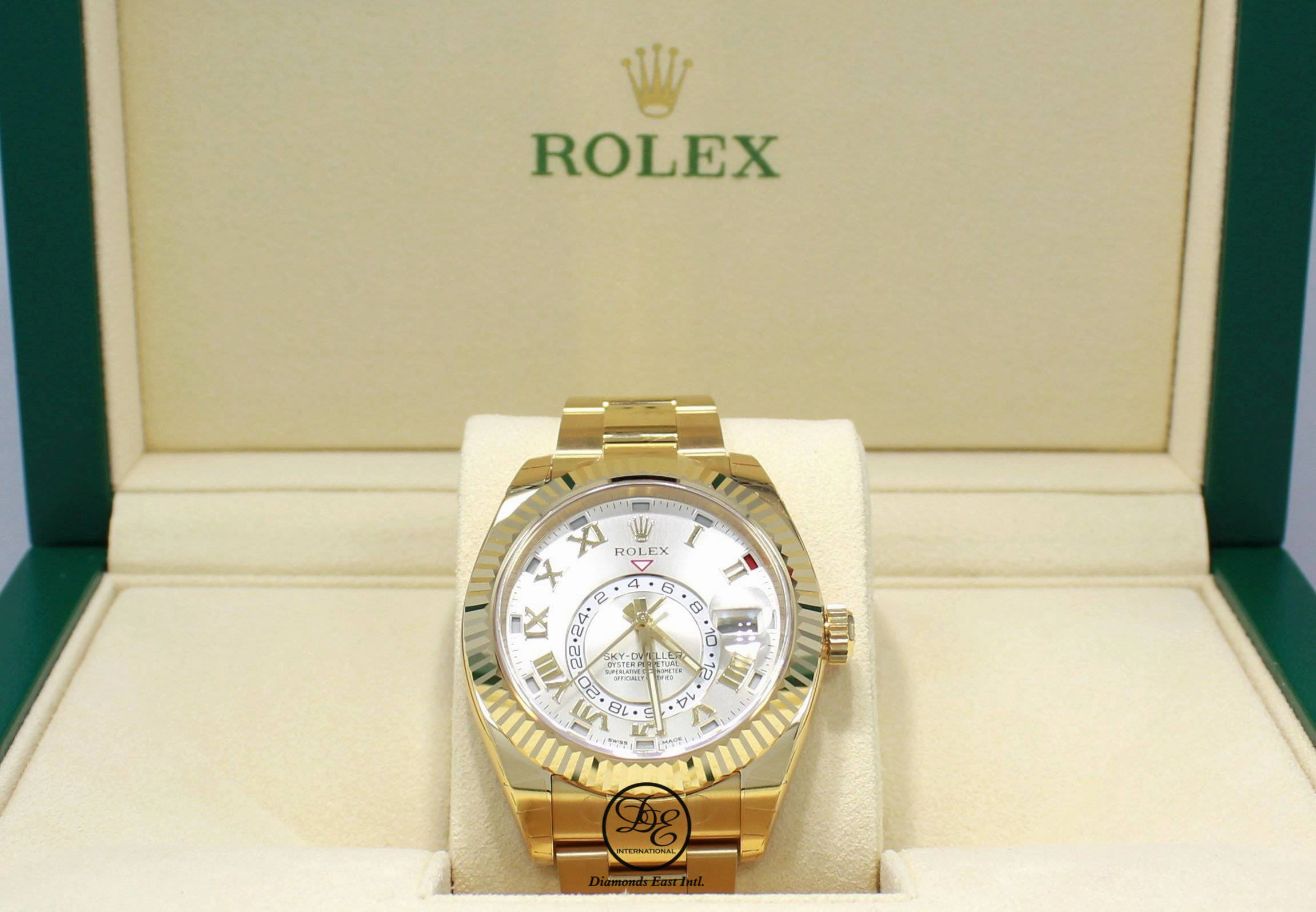 Rolex Sky-Dweller 18k Yellow Gold 326938 UNWORN