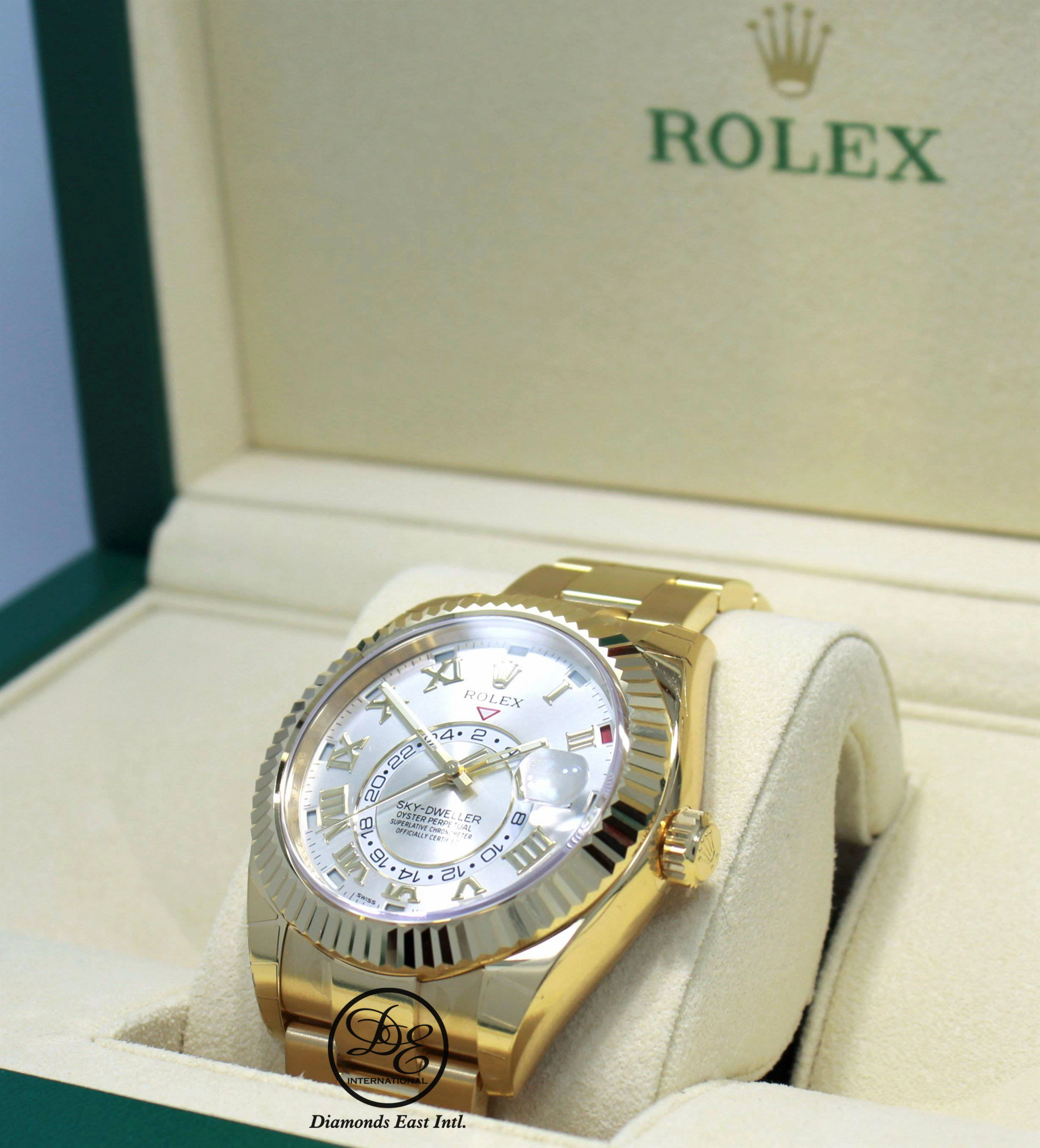 Rolex Sky-Dweller 18k Yellow Gold 326938 UNWORN