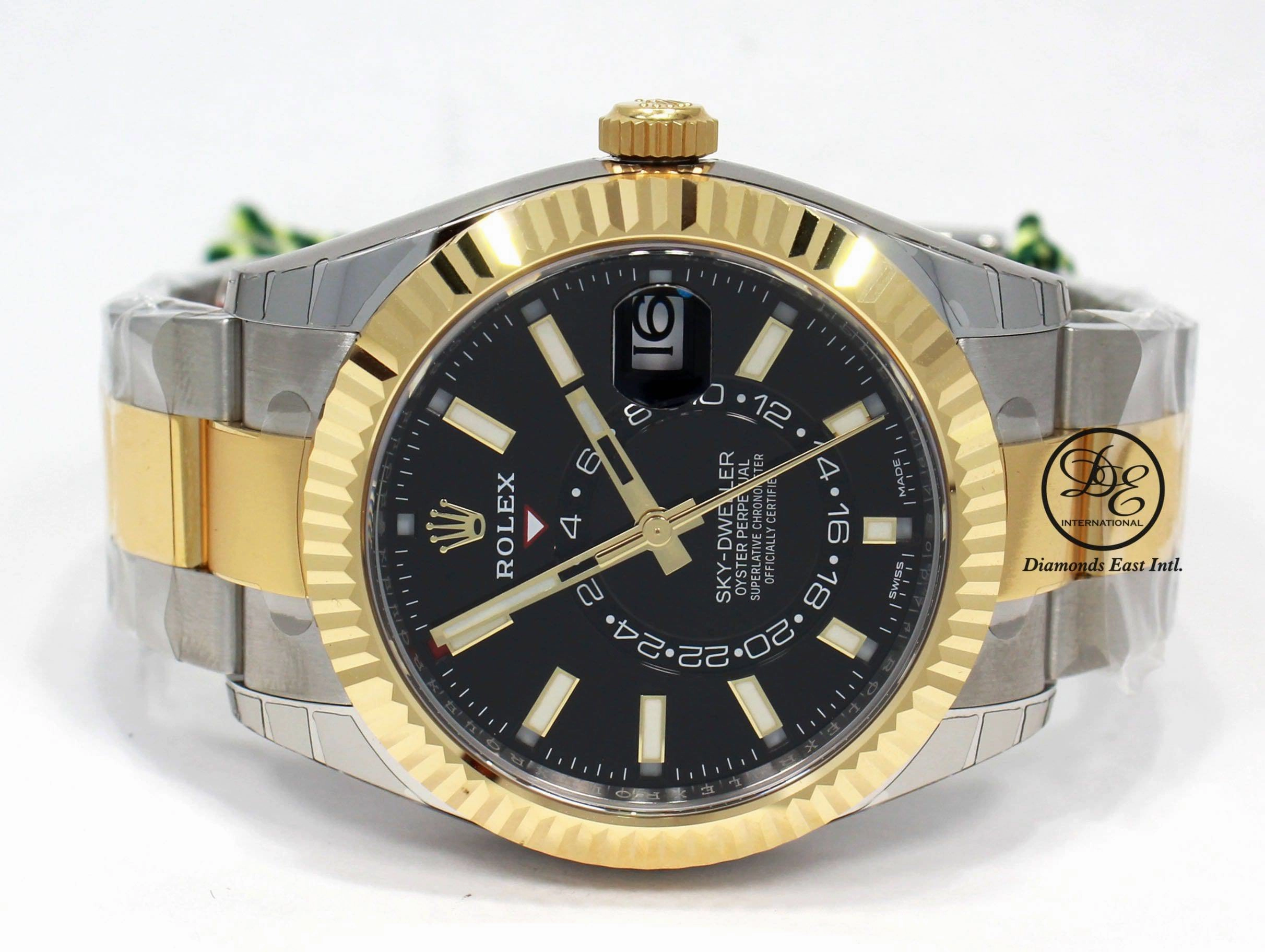 Rolex Sky-Dweller 18K Yellow Gold / SS 326933 BLSKO UNWORN