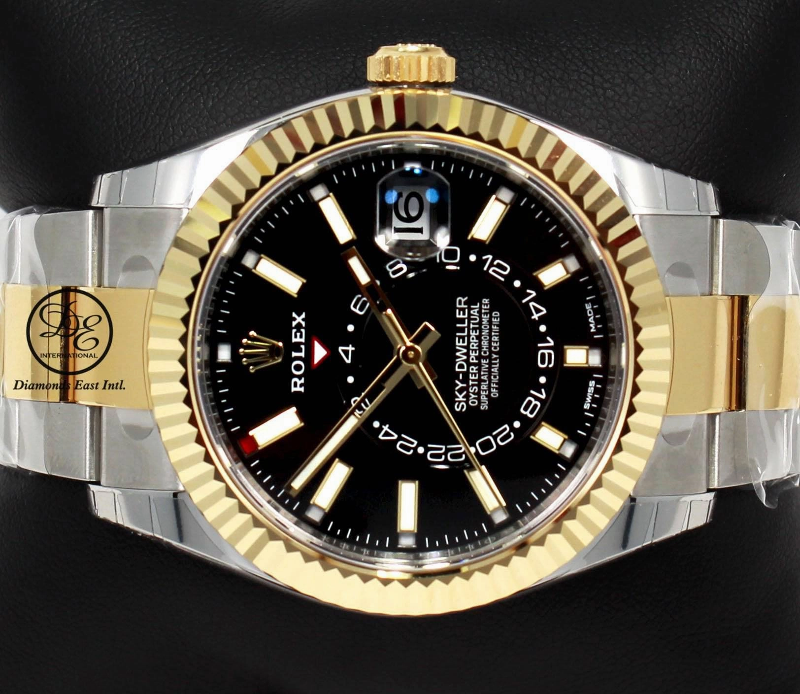 Rolex Sky-Dweller 18K Yellow Gold / SS 326933 BLSKO UNWORN