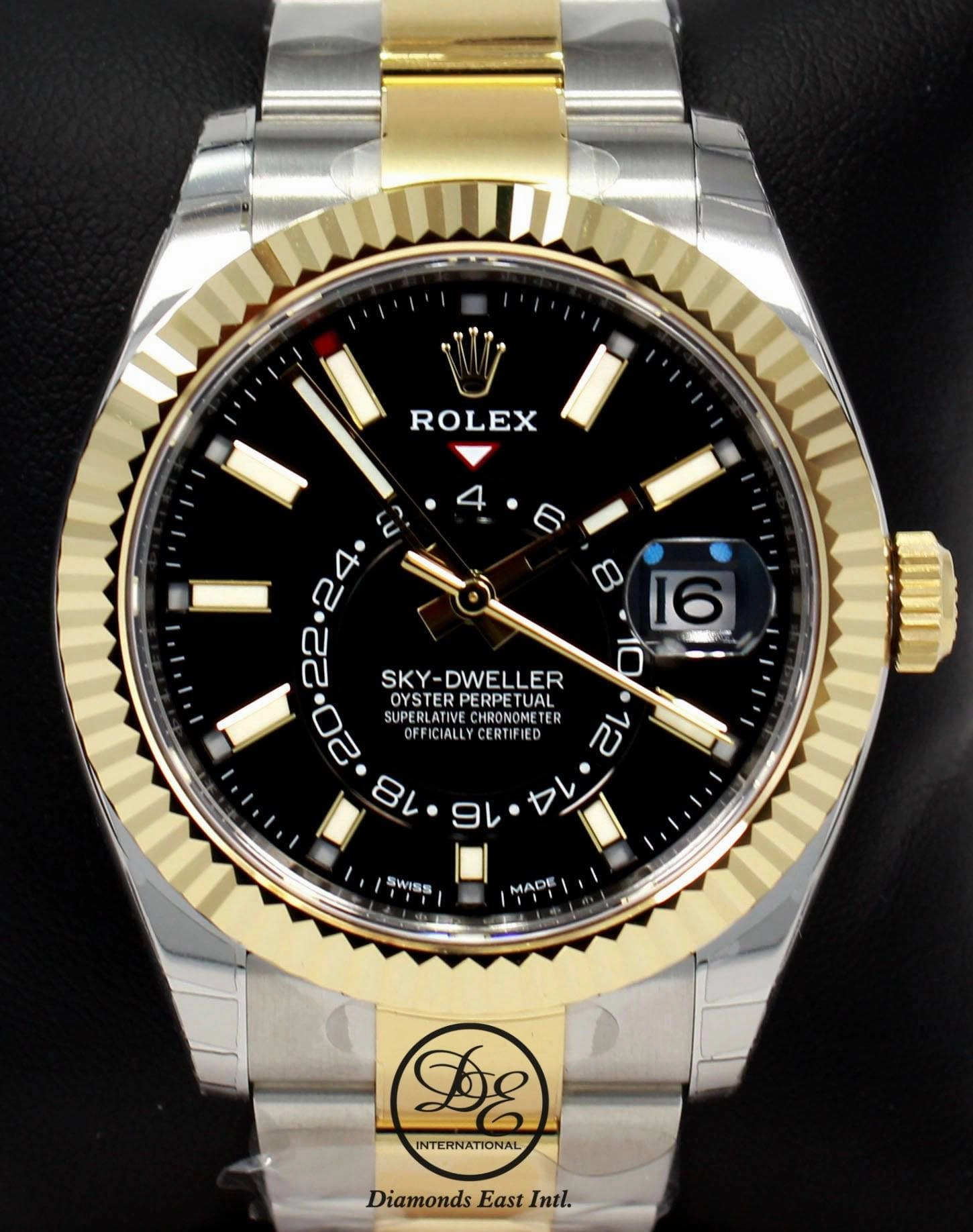Rolex Sky-Dweller 18K Yellow Gold / SS 326933 BLSKO UNWORN