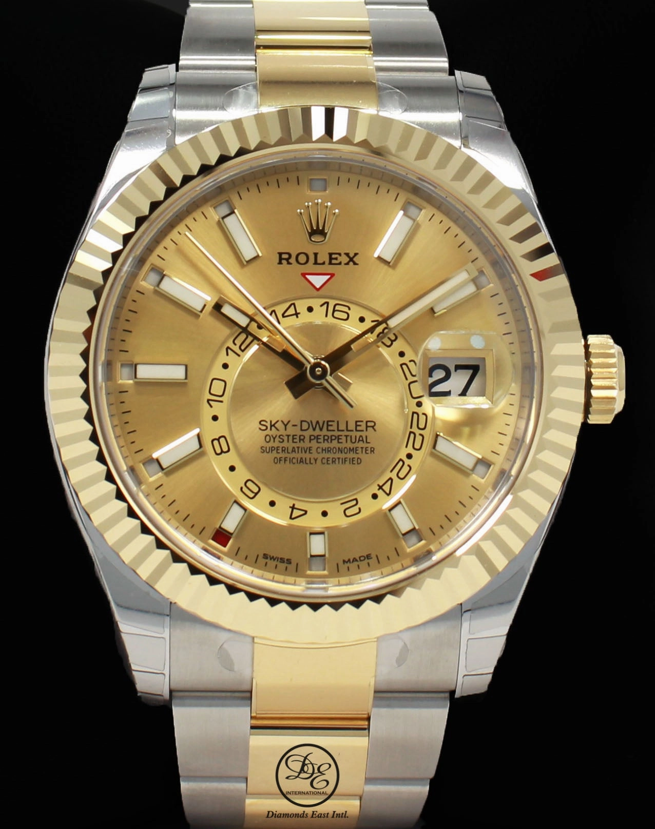 Rolex Sky-Dweller 18k Yellow Gold/SS 326933 UNWORN