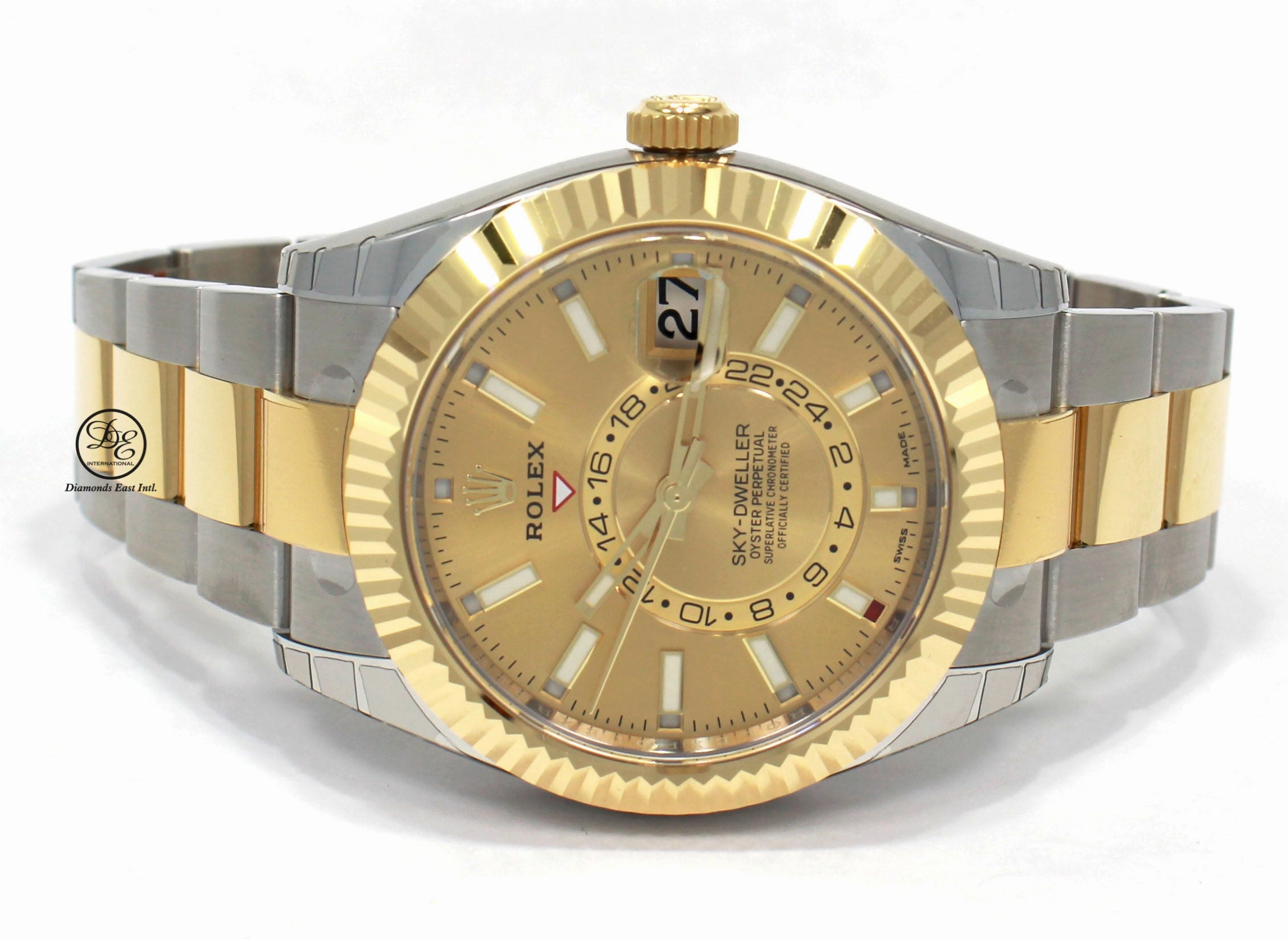 Rolex Sky-Dweller 18k Yellow Gold/SS 326933 UNWORN