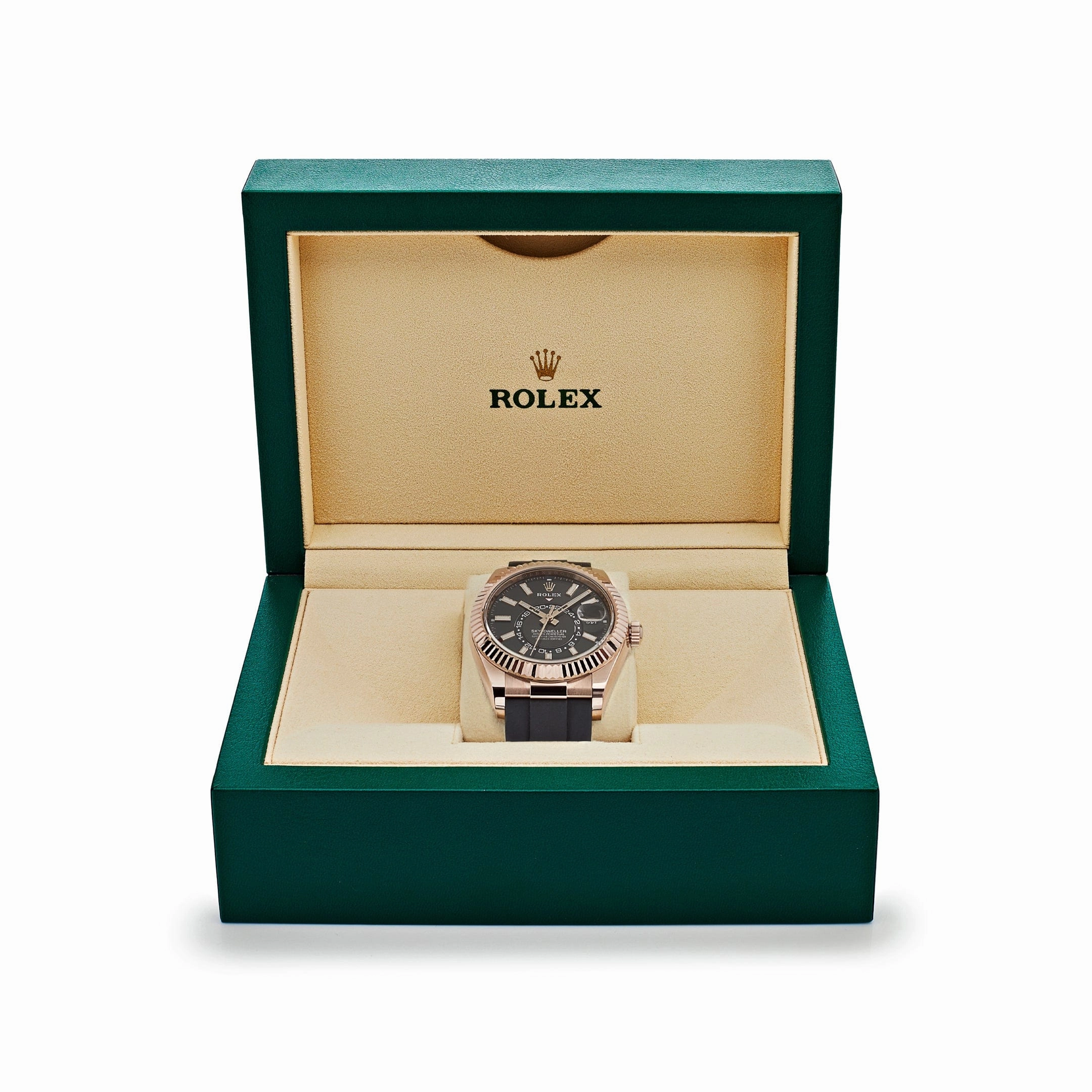 Rolex Sky-Dweller 326235 Rose Gold Rhodium Dial