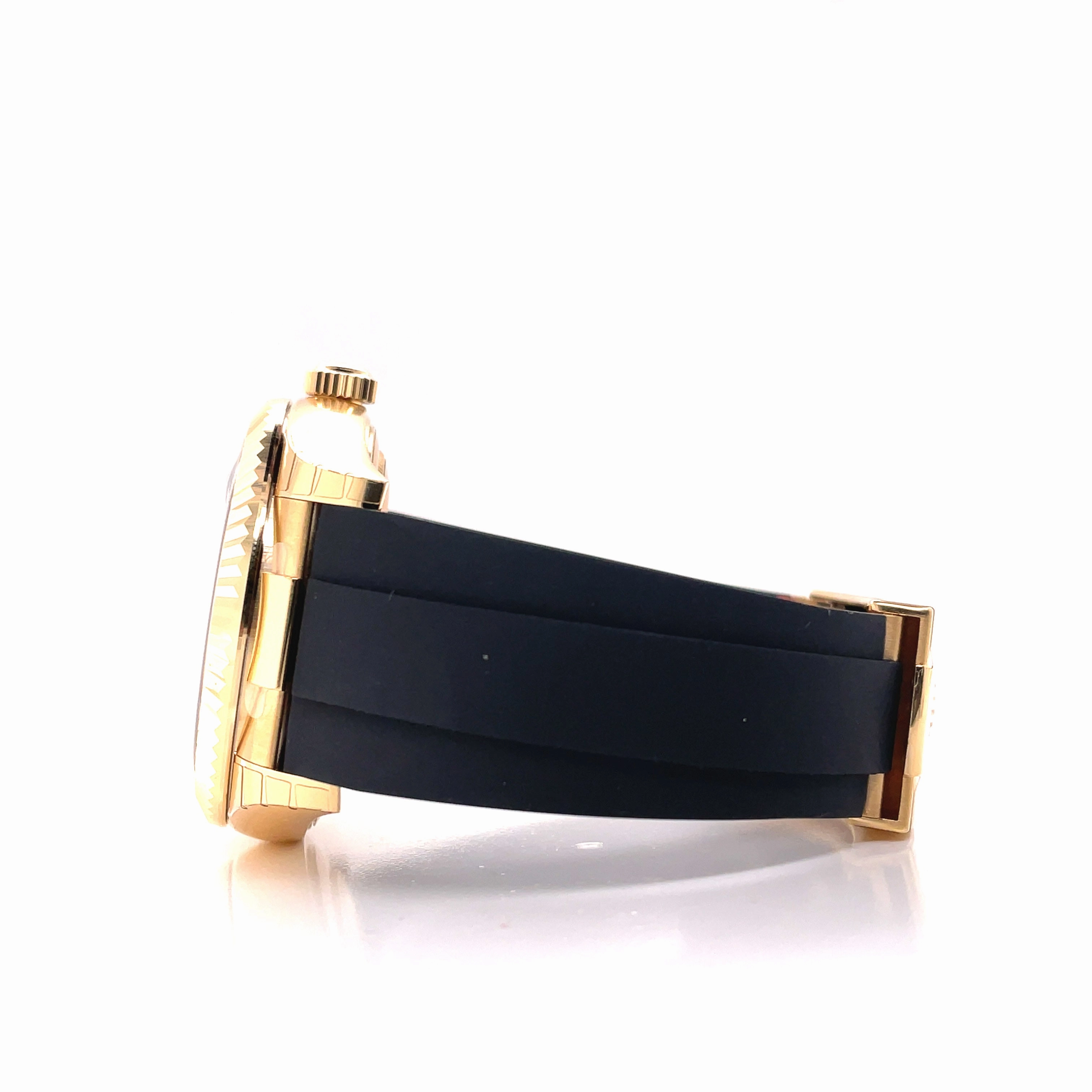 Rolex Sky-Dweller 326238 Yellow Gold Black Dial Oyster Flex Box and Papers Unworn